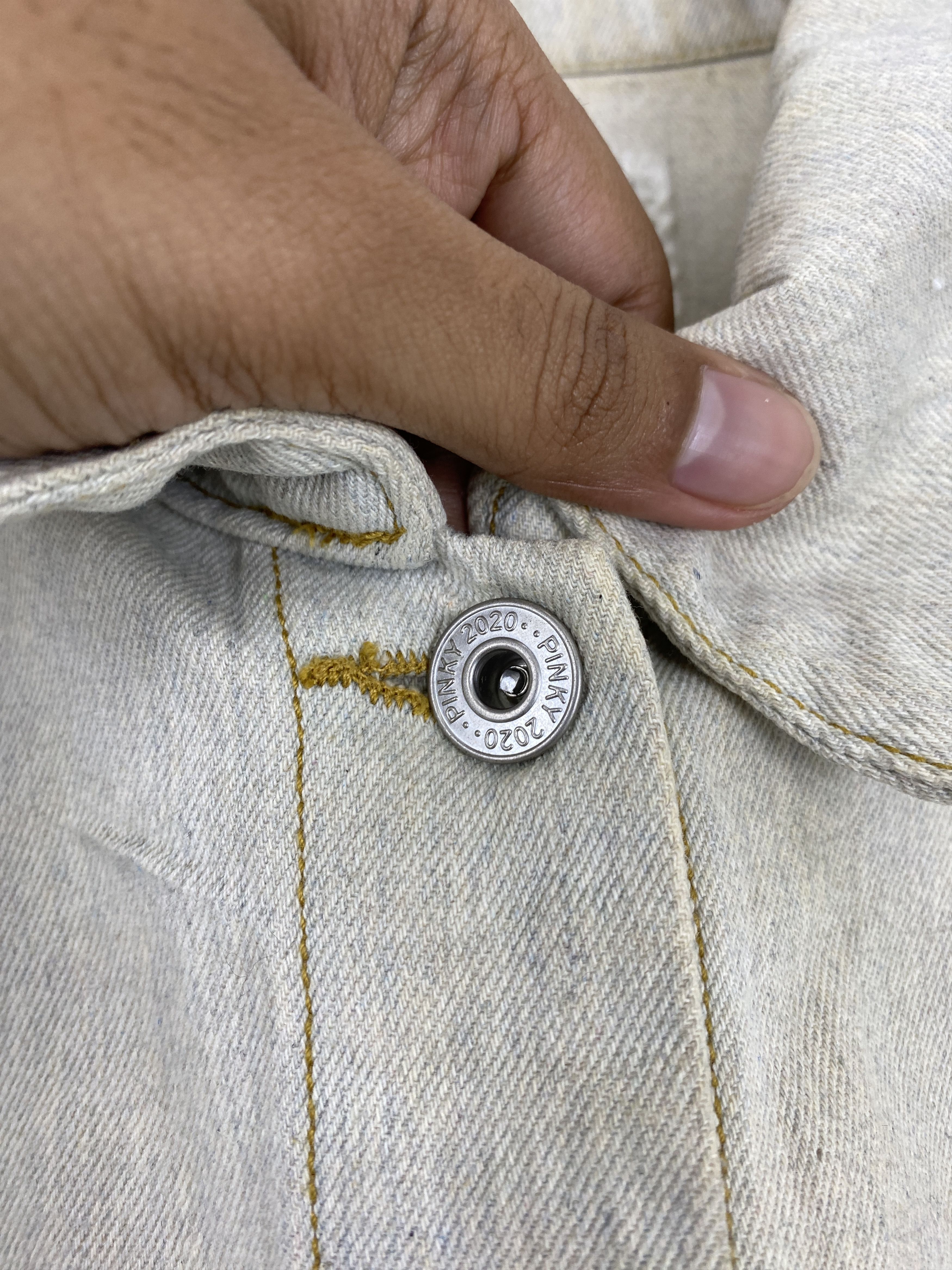 Japanese Brand 2000s As Know As Pinky - Denim Button Up Jacket JA0151 Size US XL / EU 56 / 4 - 5 Thumbnail