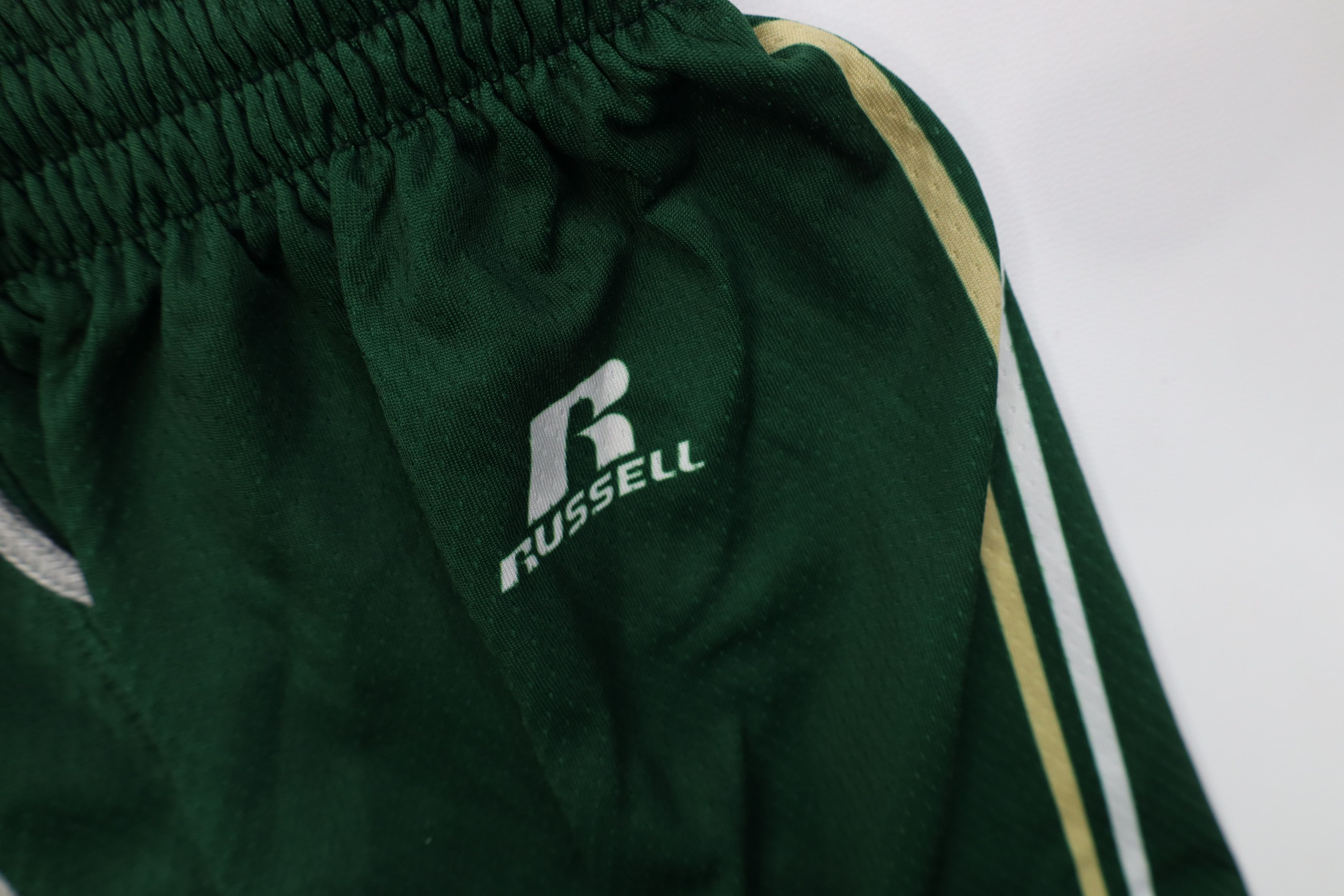 Russell Athletic Vintage 90s Y2K Russell Athletic Basketball Gym Shorts Green Size US 30 / EU 46 - 5 Thumbnail