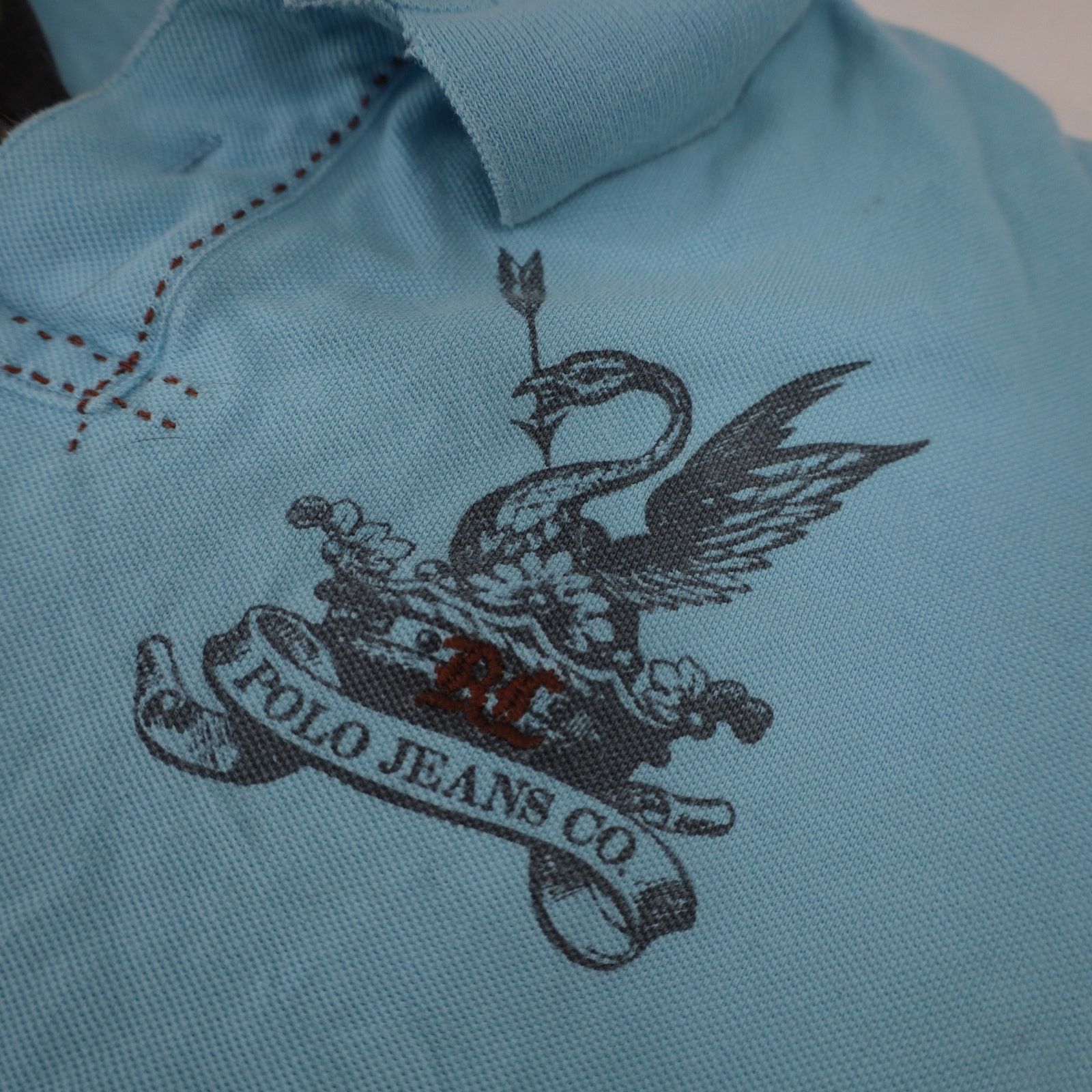 Polo Ralph Lauren Vintage Polo Jeans Co Ralph Laure Unique Crest Polo Shirts Size US M / EU 48-50 / 2 - 9 Thumbnail
