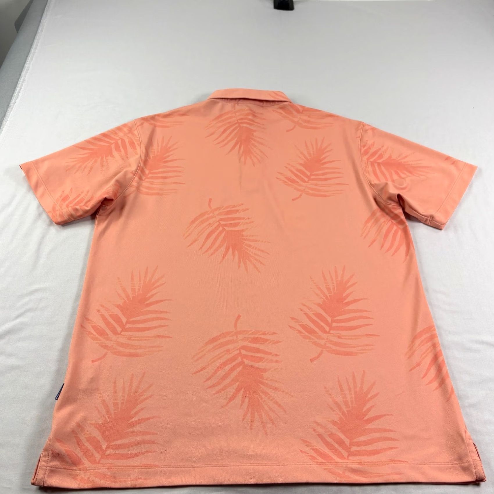 Vintage VINTAGE Devereux Golf Shirt Mens Medium Orange Floral Polo Stretch Performance Size US M / EU 48-50 / 2 - 7 Thumbnail