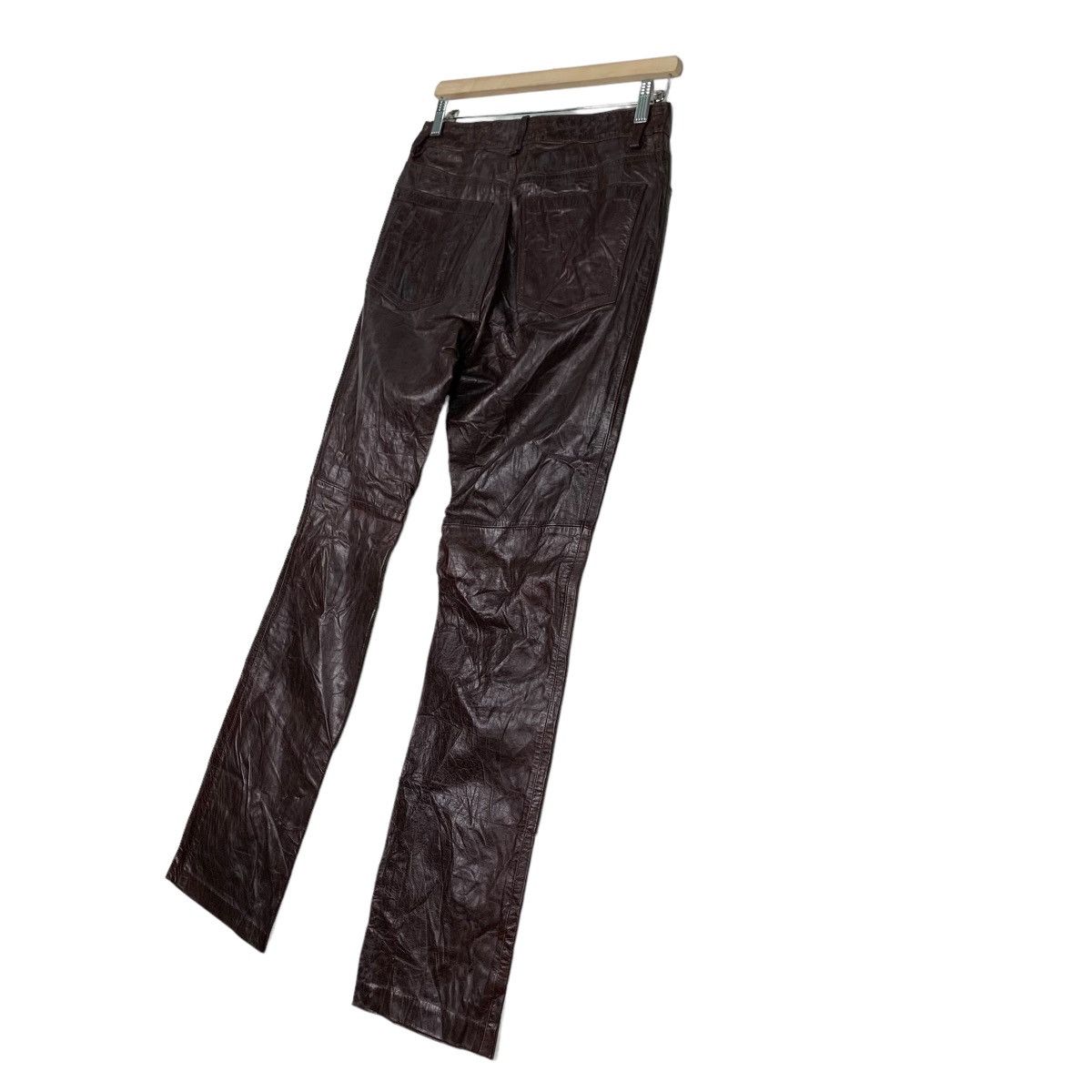 Gap Y2K Fall 00 GAP Bootcut Leather Pant #0051-C4 Size US 28 / EU 44 - 10 Thumbnail