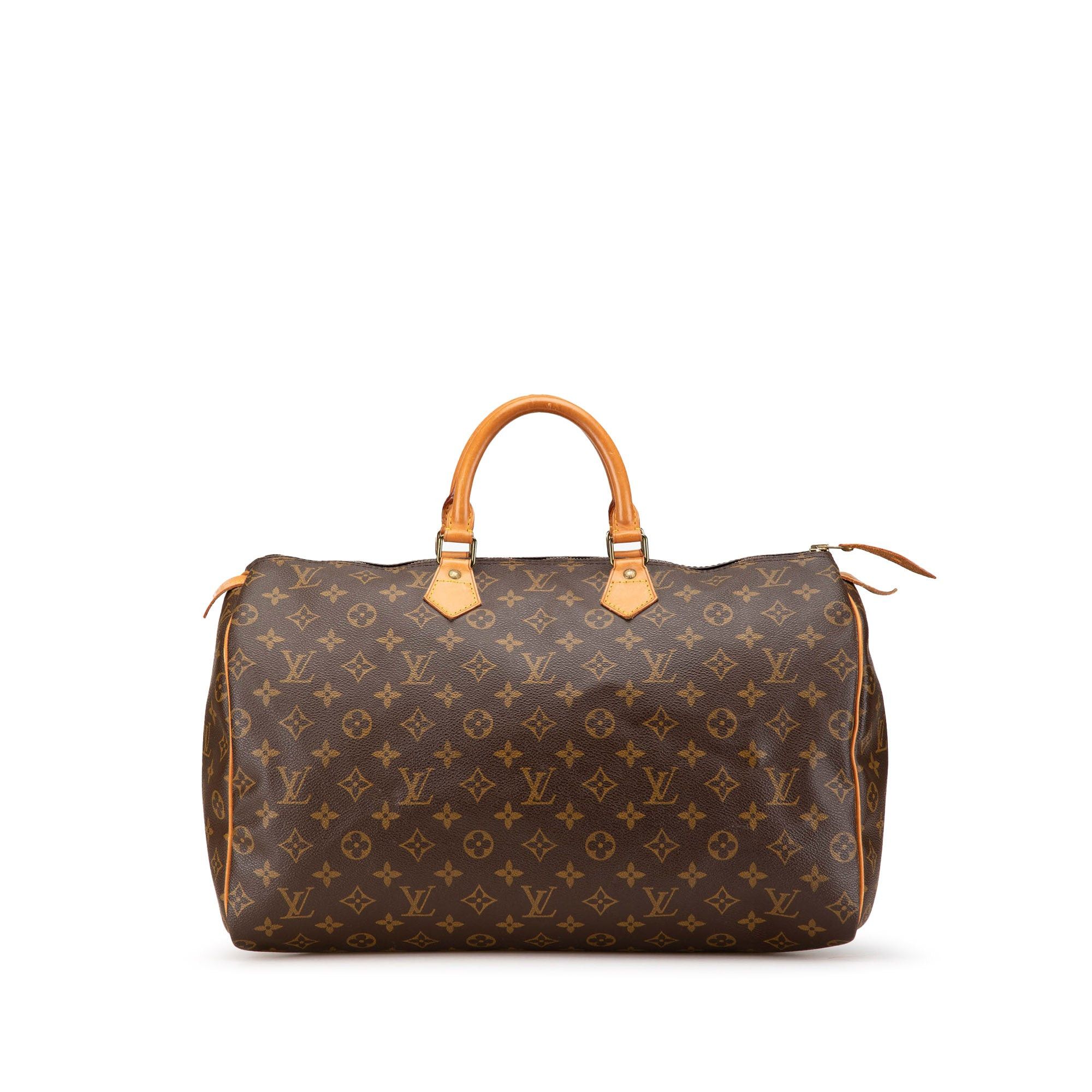 Louis Vuitton Louis Vuitton Monogram Speedy 40 Brown Size ONE SIZE - 1 Thumbnail