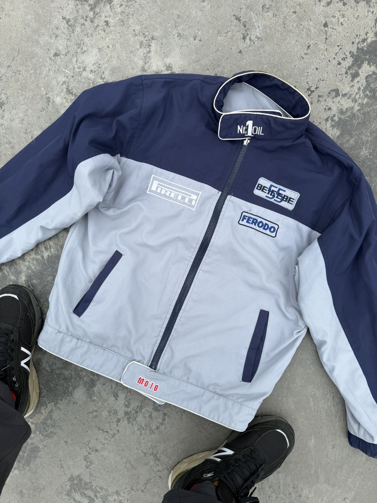 Other Vintage Y2K Harrison Racing Moto Pirelli F1 Track Jacket Size US L / EU 52-54 / 3 - 12 Thumbnail