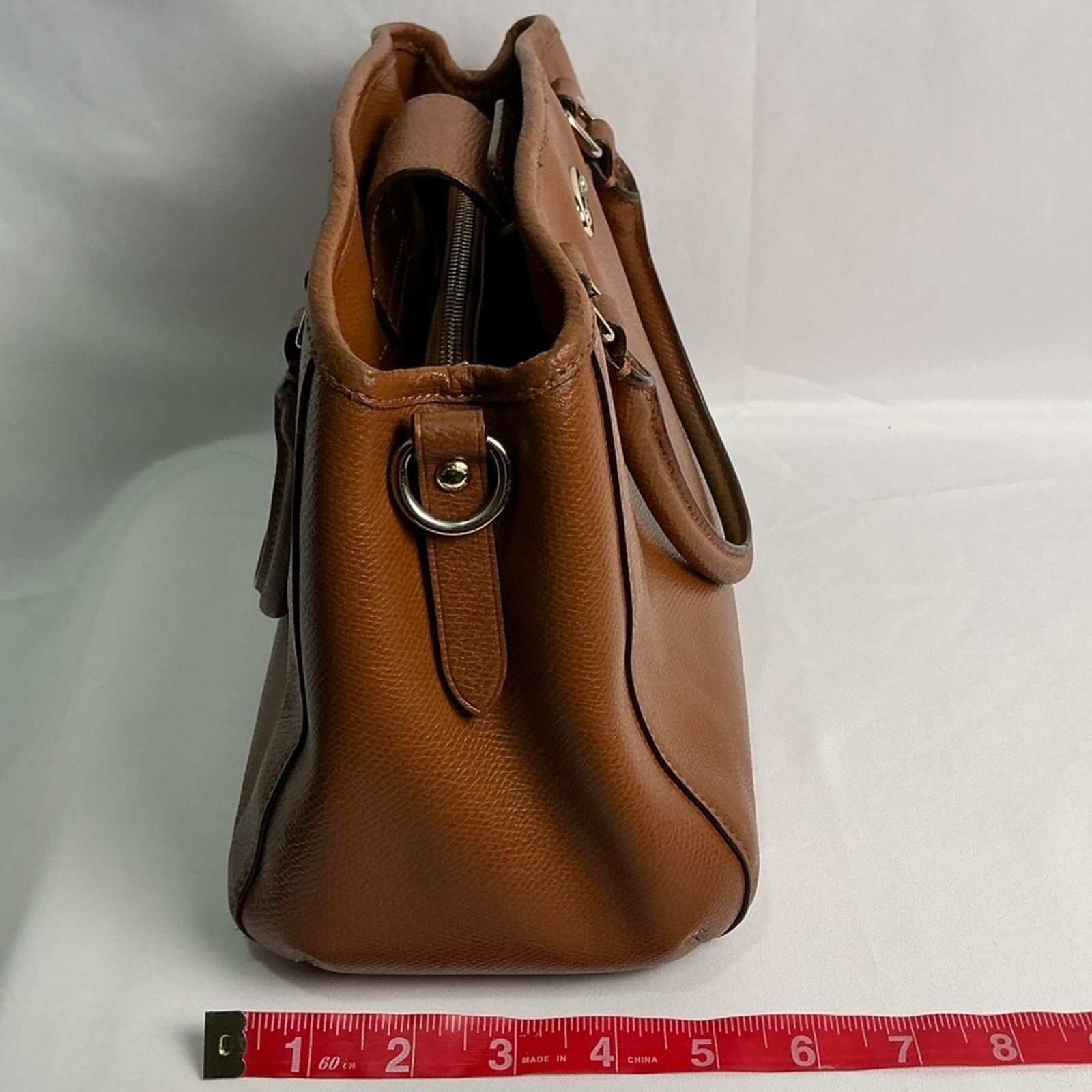 Coach COACH Brown 2 way Crossgrain Mini MARGO Carryall Satchel Size ONE SIZE - 13 Thumbnail