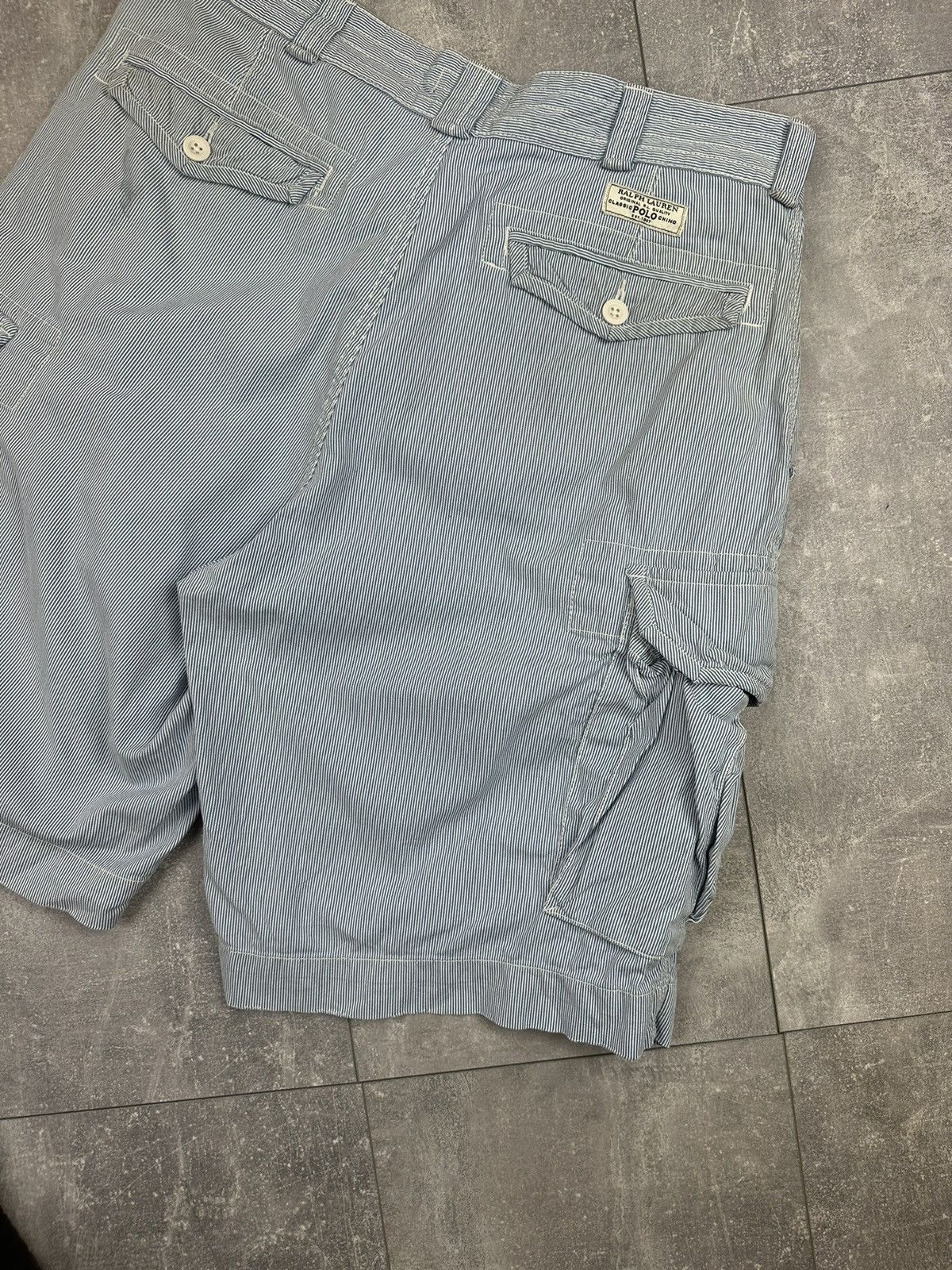 Polo Ralph Lauren Polo Ralph Lauren Cargo Striped Shorts Size US 38 / EU 54 - 9 Thumbnail