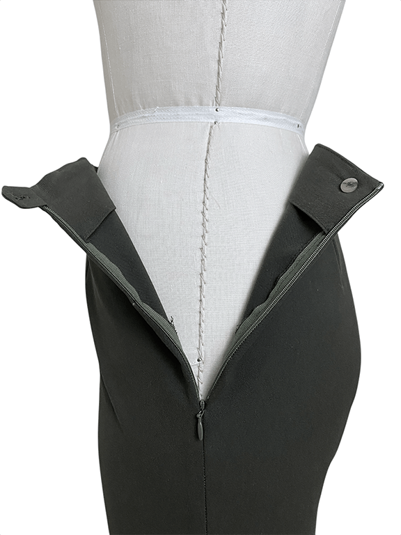 Piazza Sempione Stretch slim pant with no waistband Size 30" / US 8 / IT 44 - 3 Thumbnail