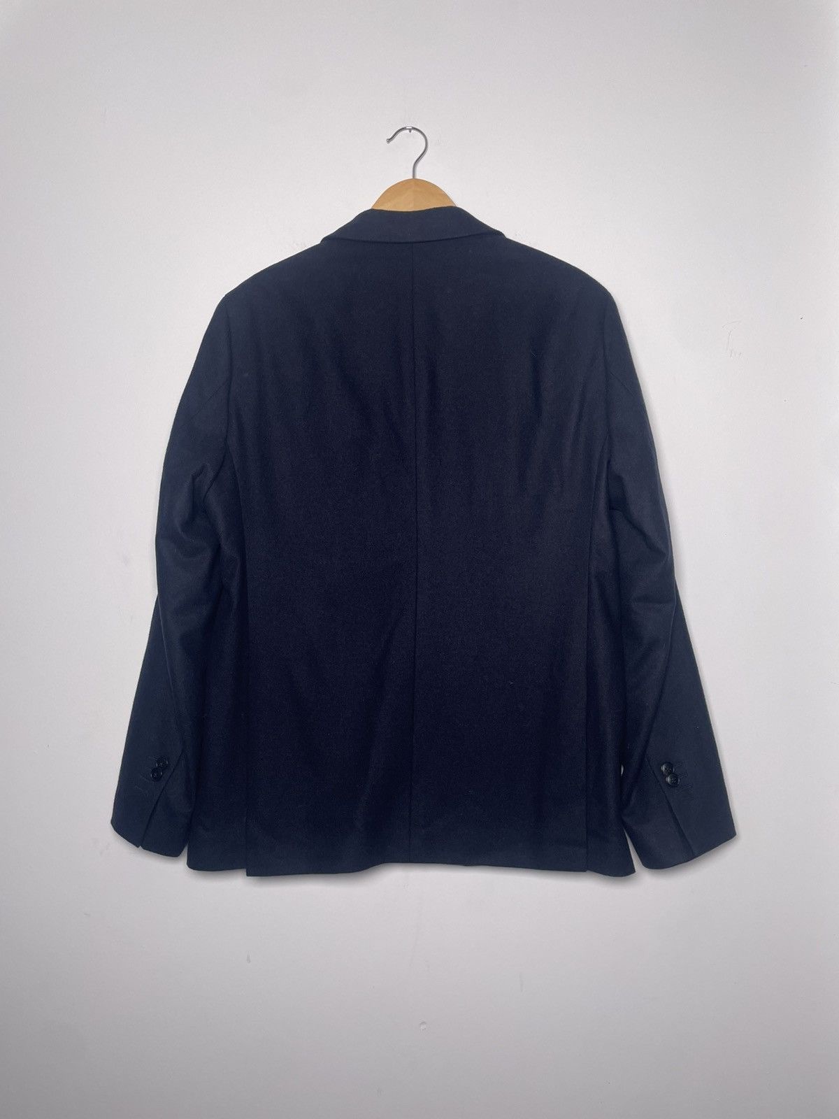 Massimo Dutti Massimo Dutti Wool Blazer Black/Navy — Size 46 (S) Size 40R - 2 Thumbnail