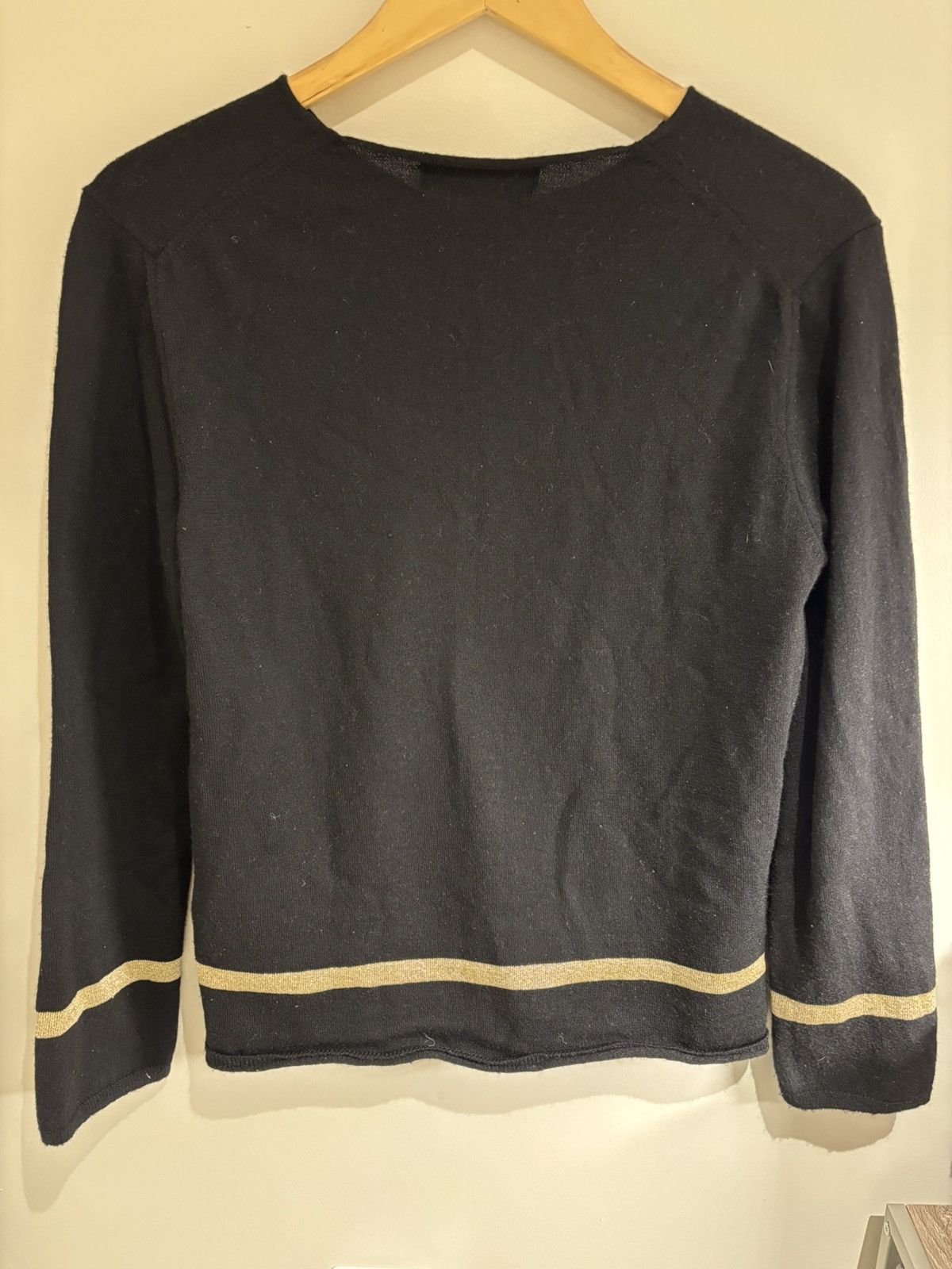 Comme des Garcons × Comme des Garcons Black × Japanese Brand Comme Des Garçons Glitter Sweater Size US S / EU 44-46 / 1 - 2 Thumbnail