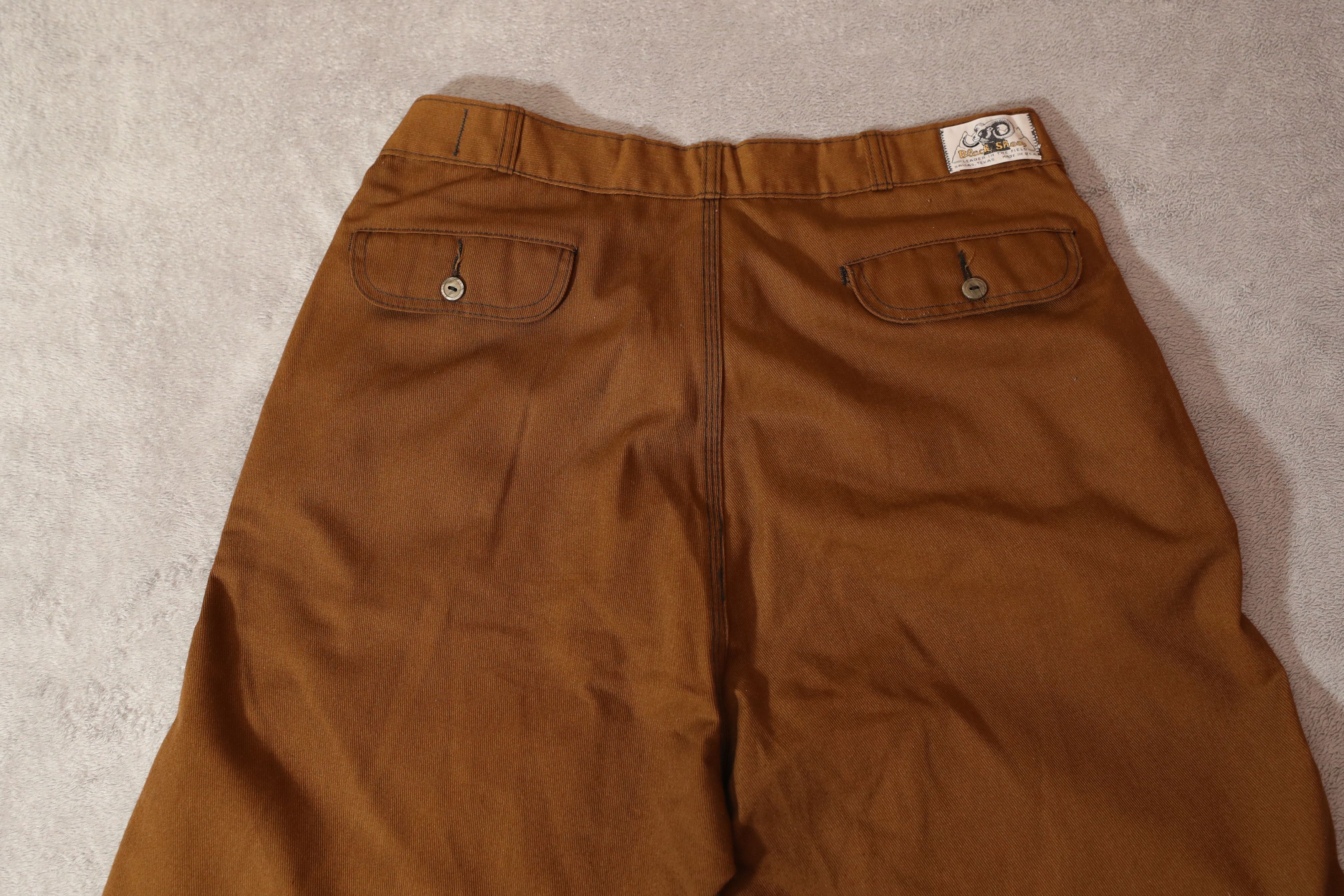 Black Sheep × Vintage Black Sheep Vintage Double Knee Vinyl Hunting Pants (34x30) Size US 34 / EU 50 - 8 Thumbnail