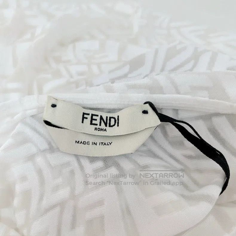Fendi Fendi White monogram jumpsuit Size M / US 6-8 / IT 42-44 - 5 Thumbnail