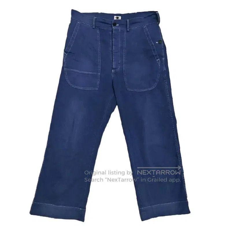 Dior Dior Blue Cotton Patterned Denim Pants . Size 31" - 1 Thumbnail
