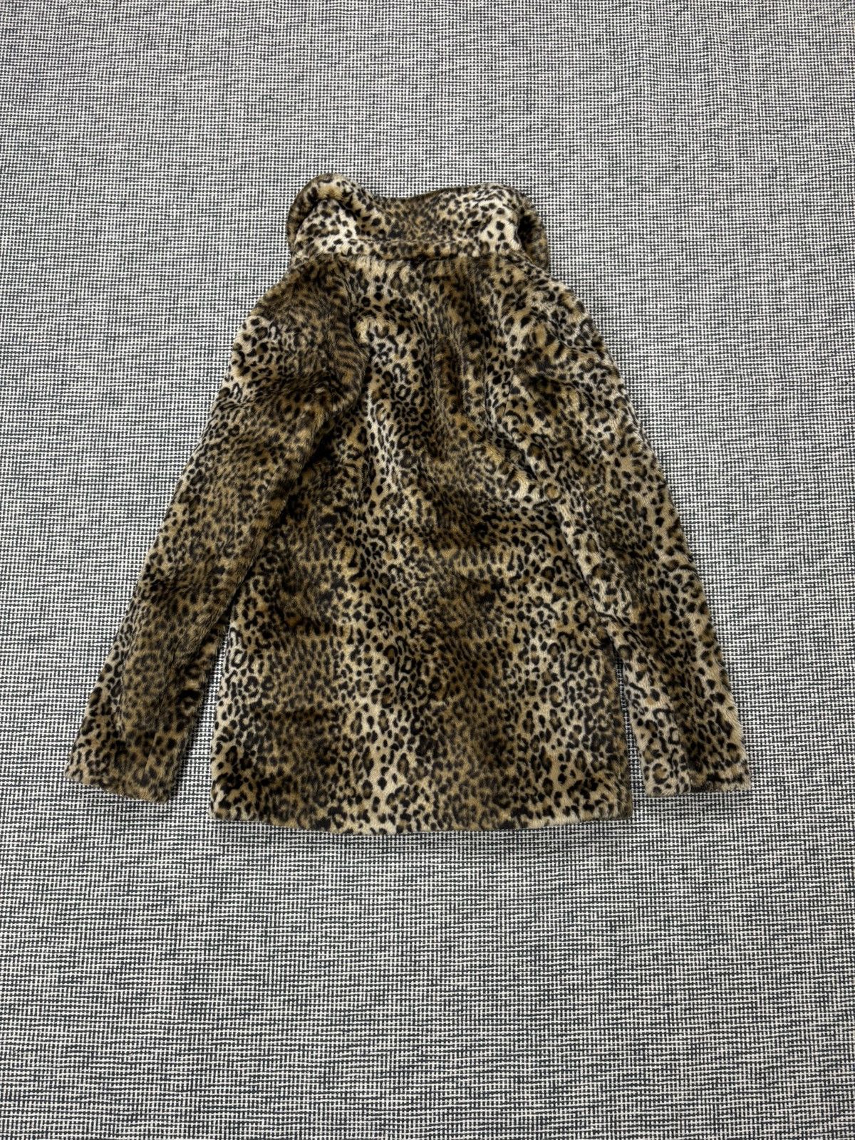 Japanese Brand Leopard print faux fur fuzzy parka jacket y2k avant garde Size M / US 6-8 / IT 42-44 - 3 Thumbnail