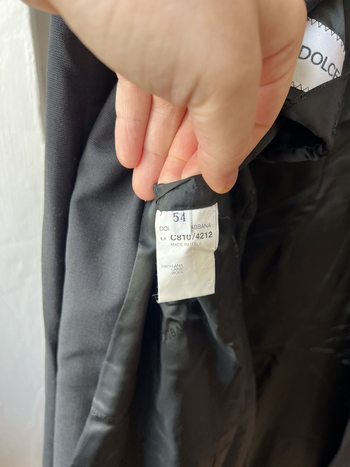 Dolce & Gabbana DOLCE&GABBANA LANA WOOL VINTAGE CLASSIC BLAZER JACKET SZ 54 Size 54L - 10 Thumbnail