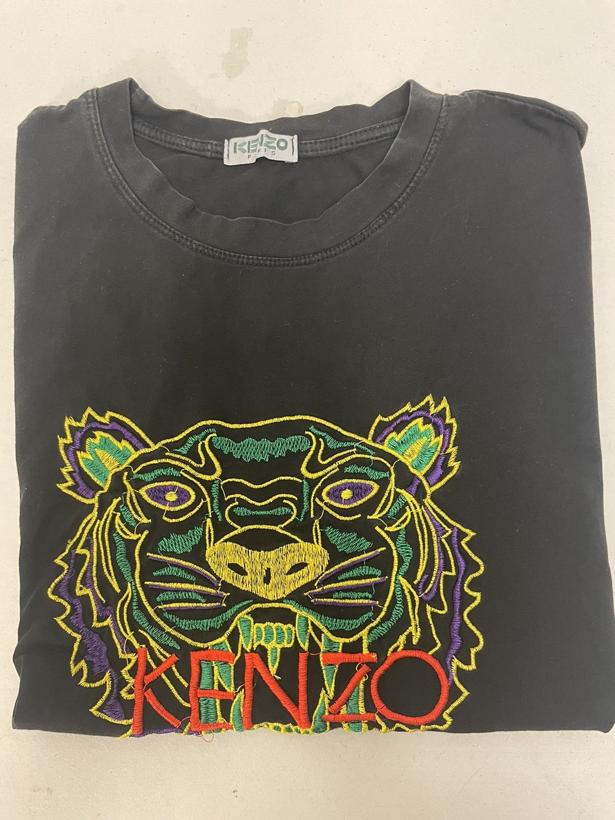 Kenzo Embroidered Tiger Tee Size US S / EU 44-46 / 1 - 1 Thumbnail