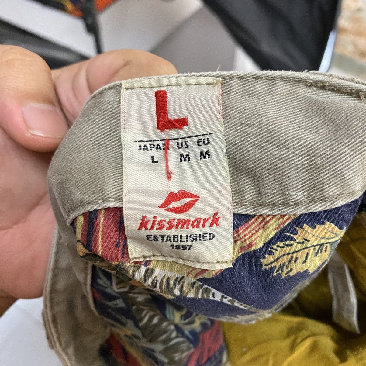 Japanese Brand DL Kiss Mart Beige Casual Pants #C1251 Size US 33 - 18 Thumbnail