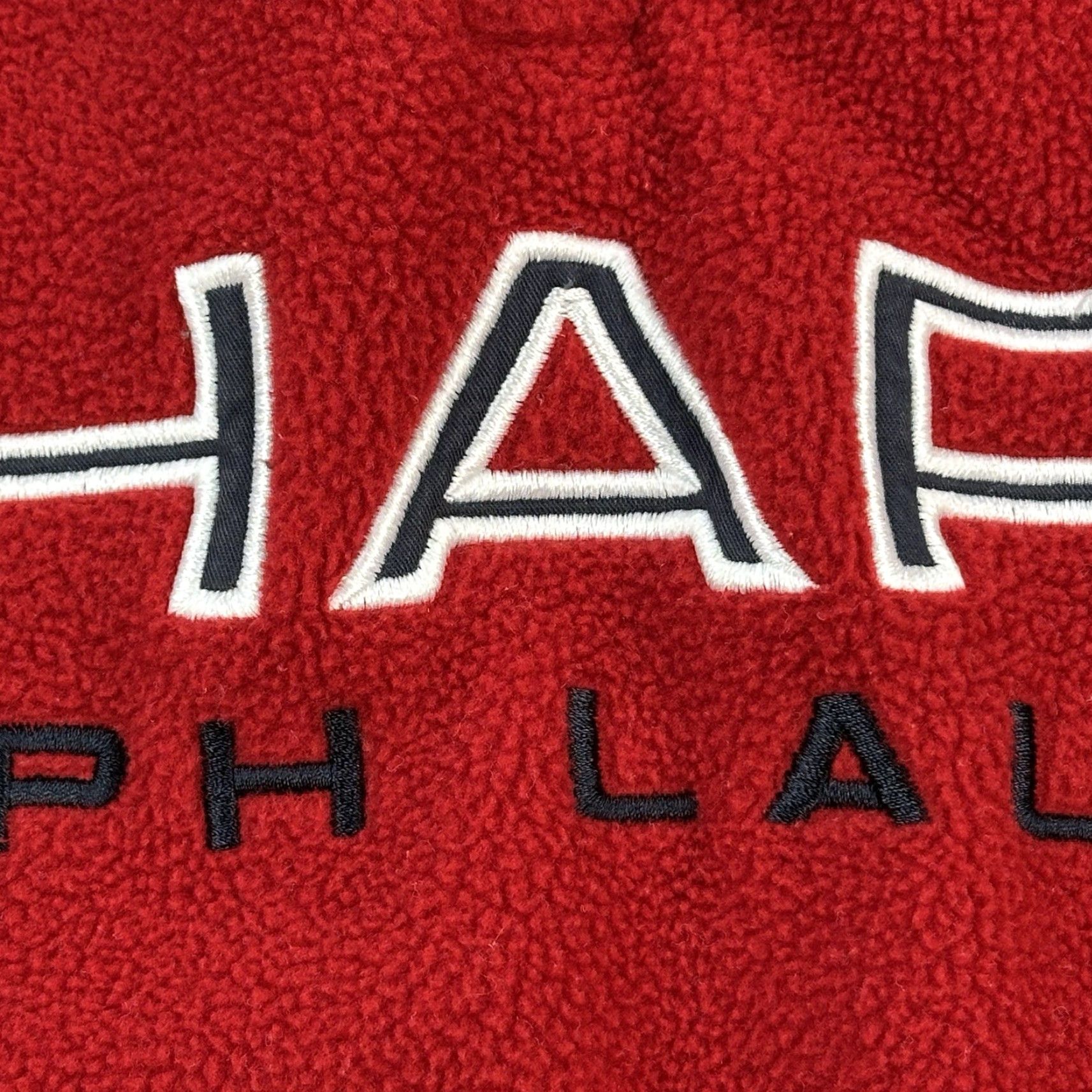 Chaps Vintage Chaps Ralph Lauren Jacket Mens XL Red 1/2 Zip Fleece Hiking Outdoor 90s Size US XL / EU 56 / 4 - 3 Thumbnail
