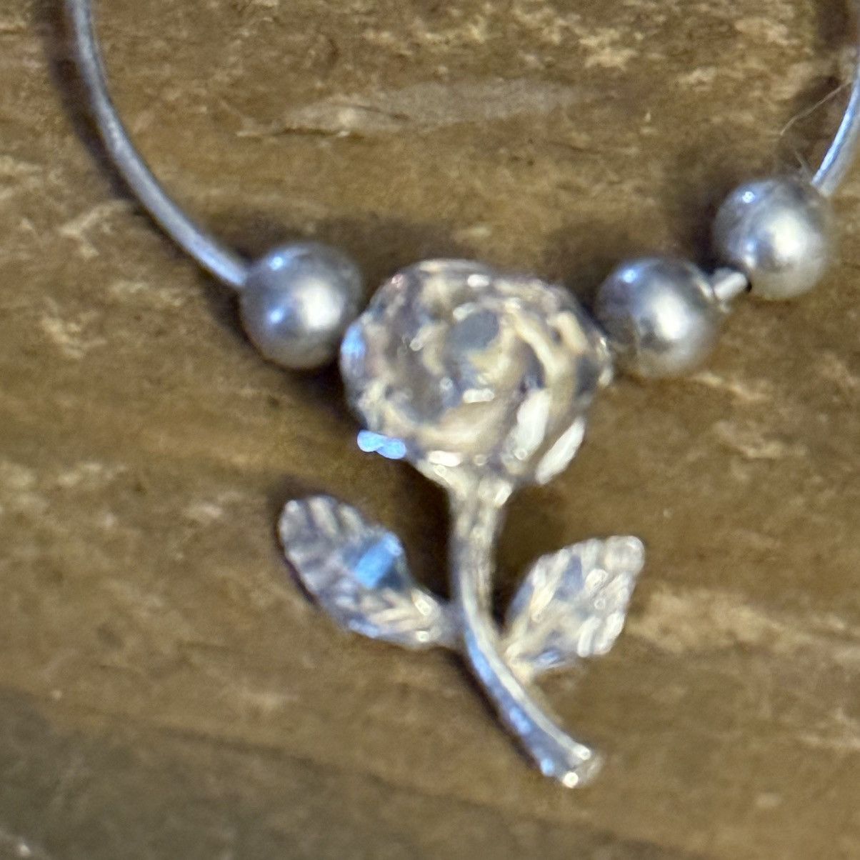 Vintage Vintage 925 silver #1 Mom charm holder pendant necklace Size ONE SIZE - 4 Thumbnail