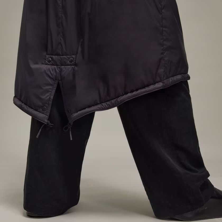 Y-3 o1s22i1n0125 Long Padded Nylon Parka Coat in Black Size US M / EU 48-50 / 2 - 5 Thumbnail