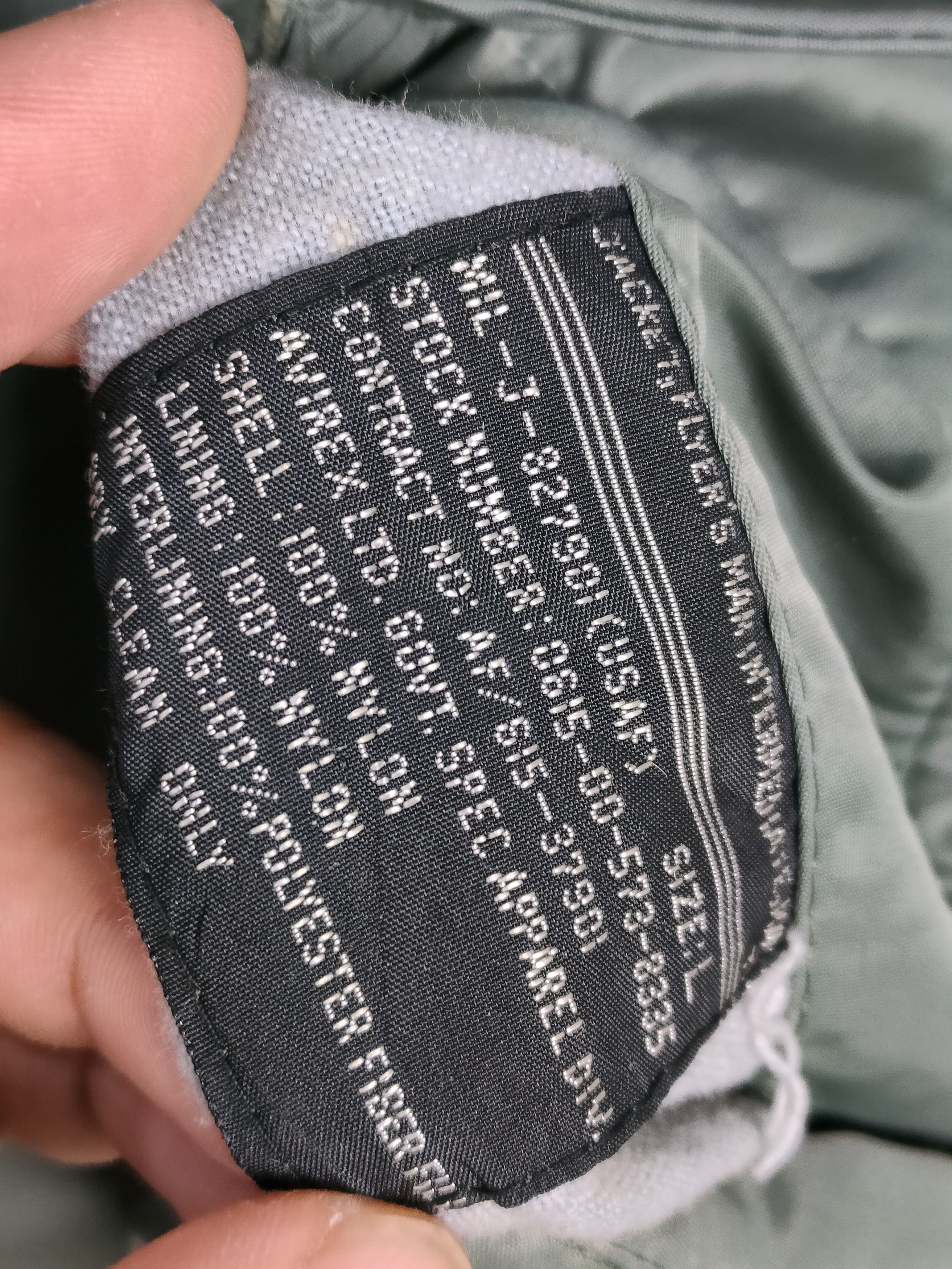 Avirex Vintage Avirex USAF Bomber Flight Jacket (mil-j-827901) Size US L / EU 52-54 / 3 - 9 Thumbnail