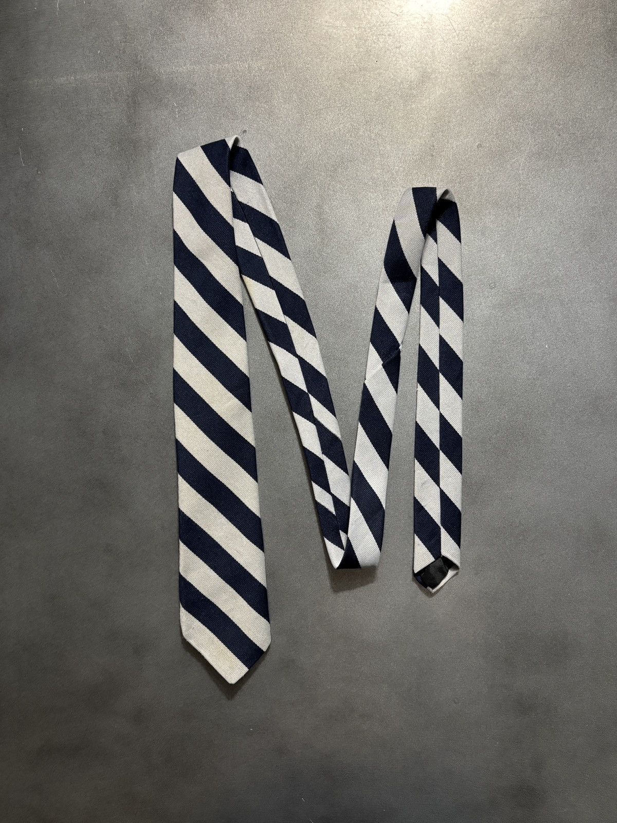 Vintage 1970s Vintage Necktie Striped Tie Paulo Conti Canada Toronto Size ONE SIZE - 1 Thumbnail