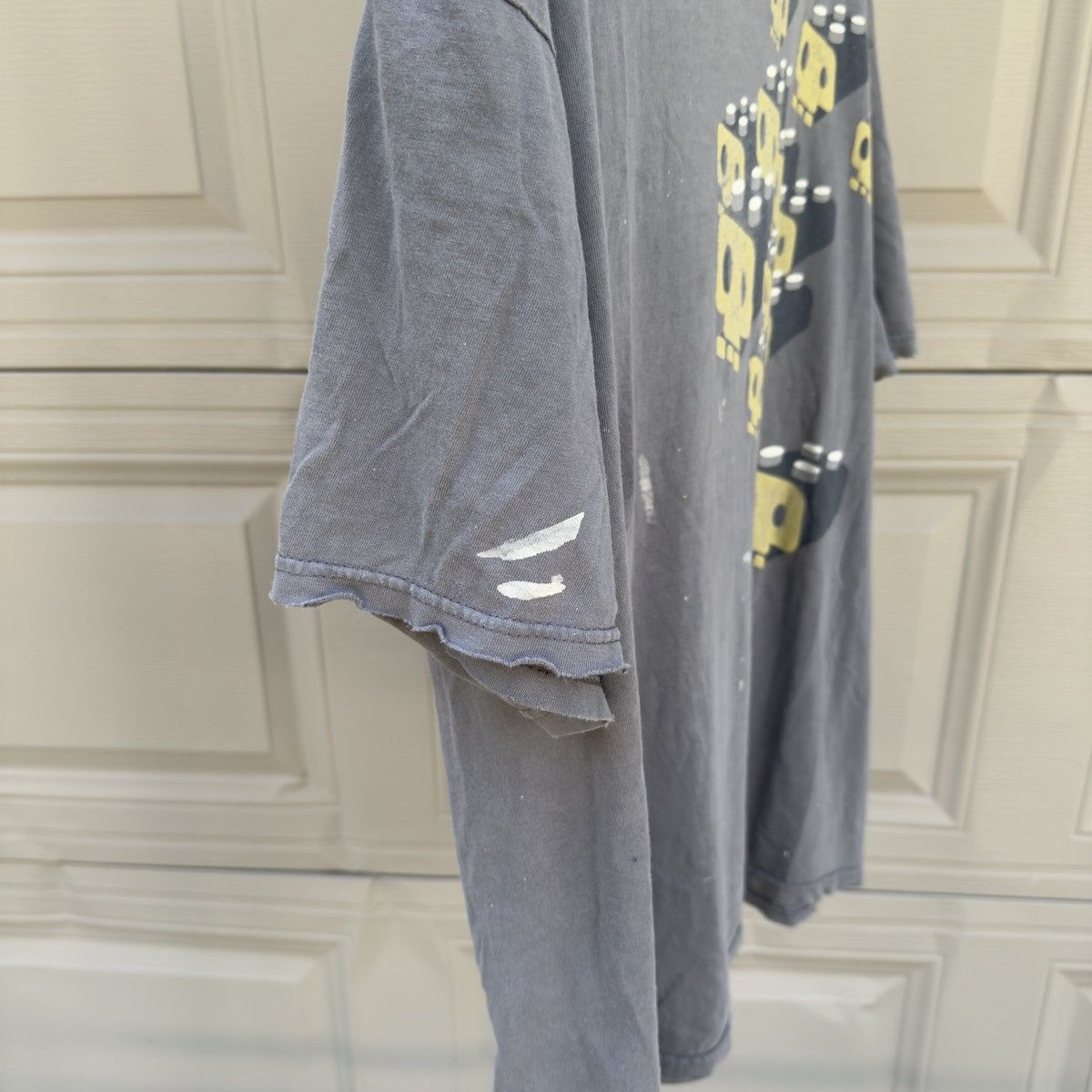 Vintage Nike Thrashed Faded Stained Distressed Grunge Tee ERD Chrome Size US XXL / EU 58 / 5 - 10 Thumbnail