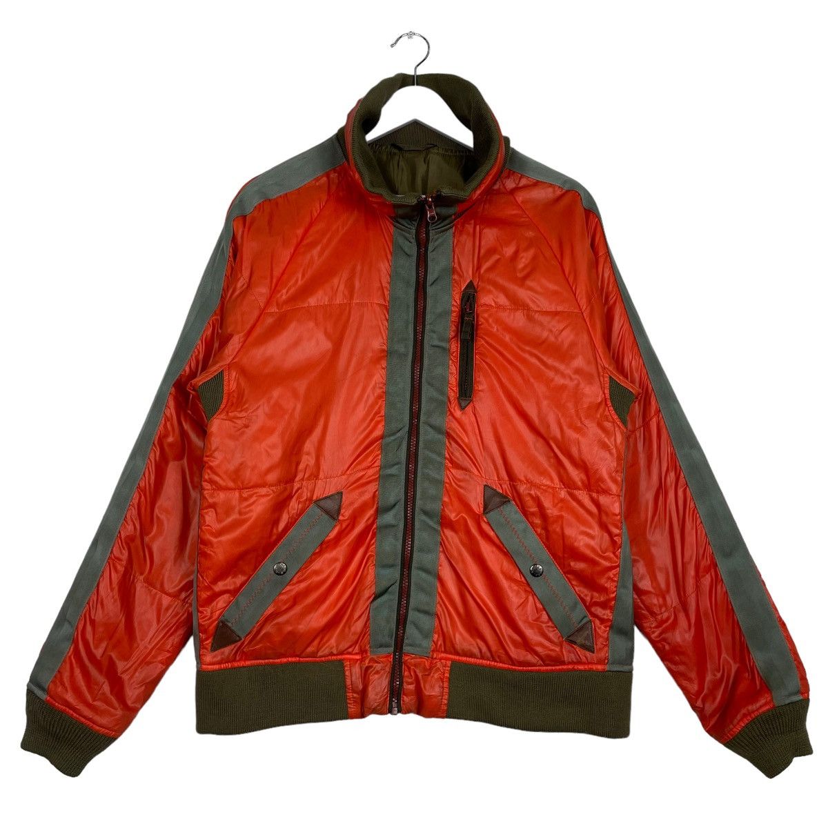 💥AVIREX REVESIBLE BIKER BOMBER LIGHT JACKET