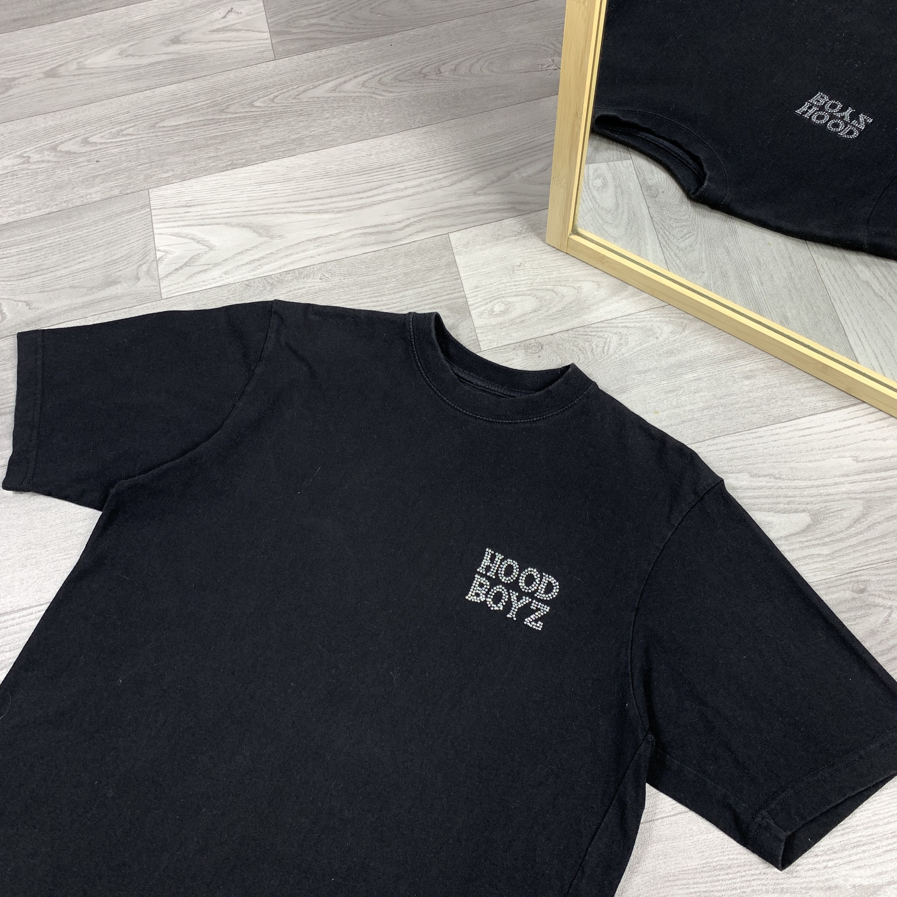Other Hoodboyz Streetwear Black Rhinestones Tee Shirt M Size US M / EU 48-50 / 2 - 9 Thumbnail