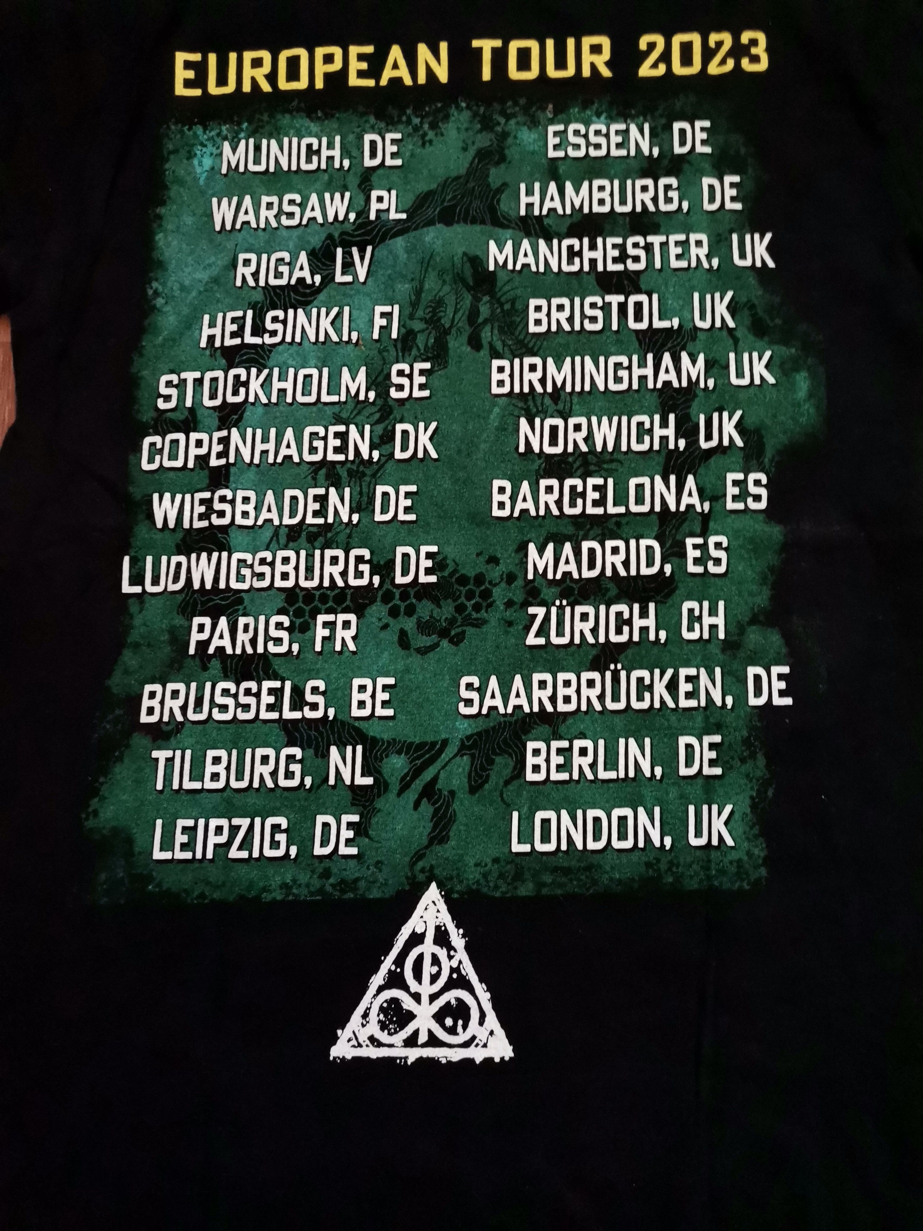 Band Tees Lamb of God 2023 Tour Tee Size US S / EU 44-46 / 1 - 6 Thumbnail