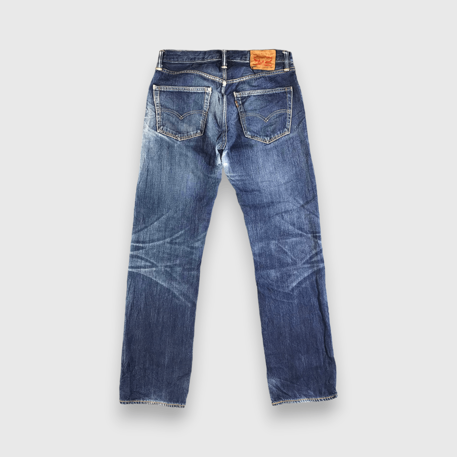 Levi's Vintage Blue Wash Levis 502 Jeans-J3983 Size US 33 - 2 Thumbnail