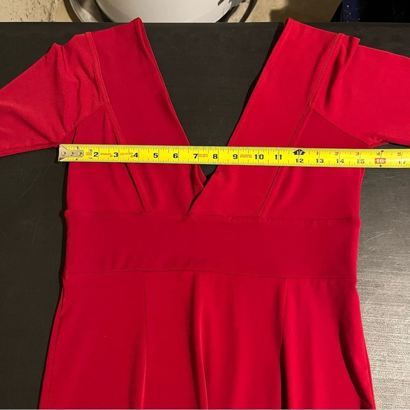 Other Moda International women's dress red size M Stretch Bodycon Size M / US 6-8 / IT 42-44 - 5 Thumbnail