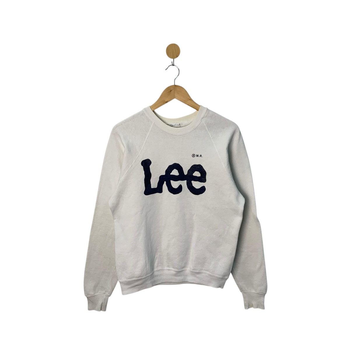 Lee Vintage LEE Sweatshirt Made In USA Big Logo Size US S / EU 44-46 / 1 - 1 Thumbnail