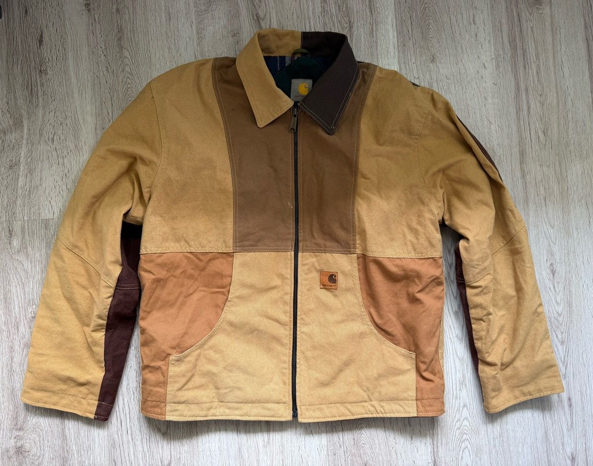Carhartt Reworked Patchwork Jacket Aztec Workwear Custom