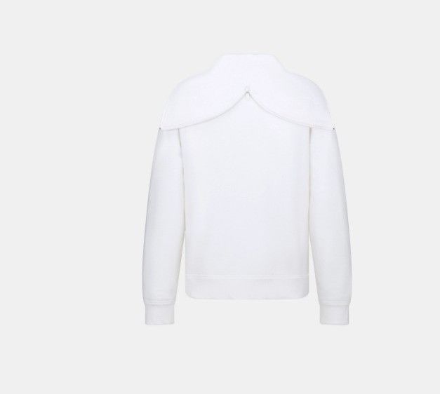 Dior o1w1db11224 Relaxed Fit Hoodie in White Size US M / EU 48-50 / 2 - 2 Thumbnail
