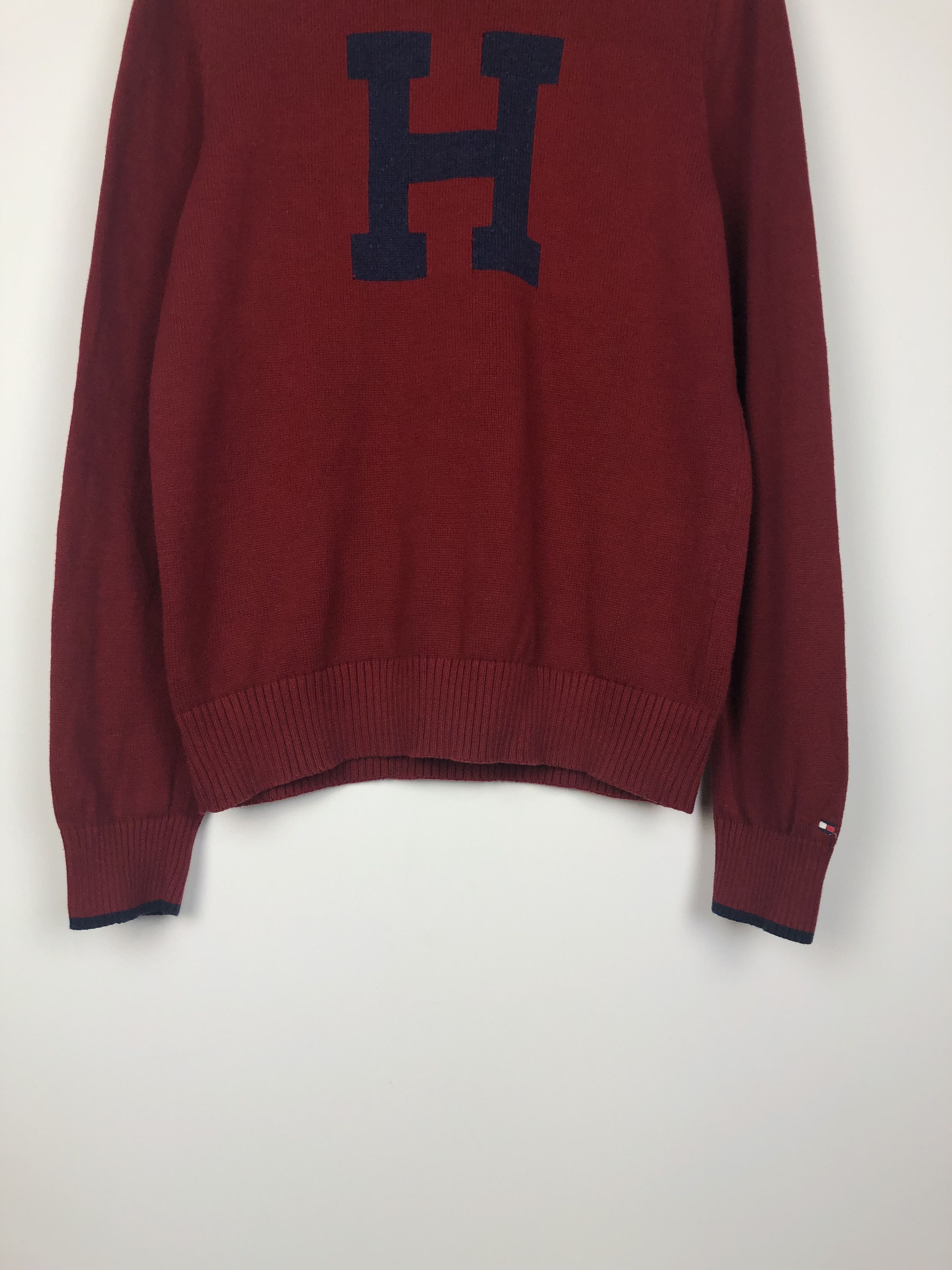Tommy Hilfiger Tommy Hilfiger Sweater Knit Crewneck Big Logo size M Size US M / EU 48-50 / 2 - 3 Thumbnail