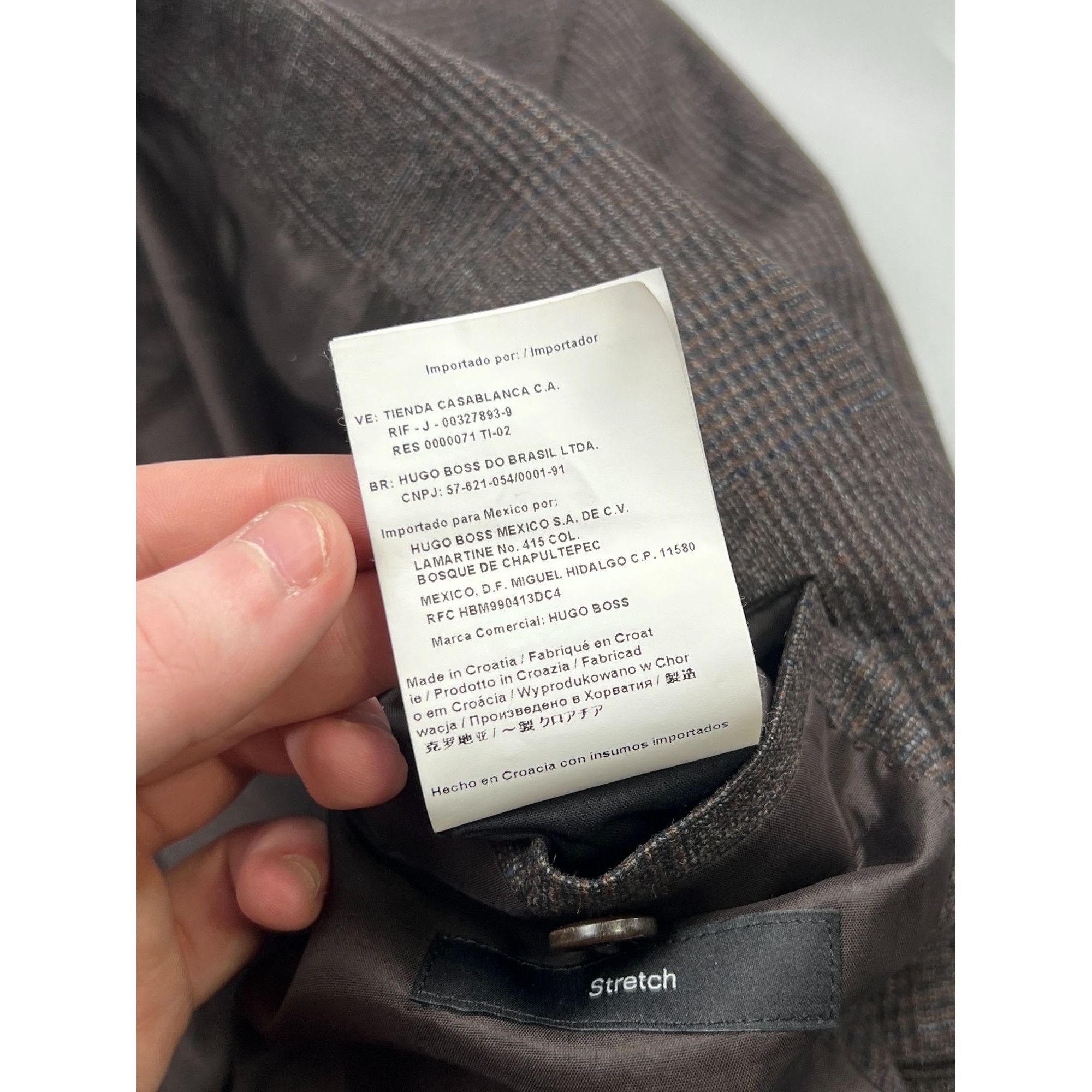 Hugo Boss Hugo Boss Maxwell Wool Blend Tartan Blazer (Y0785) Size 38R - 9 Thumbnail