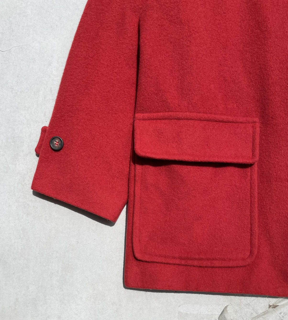 United Colors Of Benetton RARE🔥 United Colors Of Benetton Wool Peacoat Wintercot Size L / US 10 / IT 46 - 6 Thumbnail
