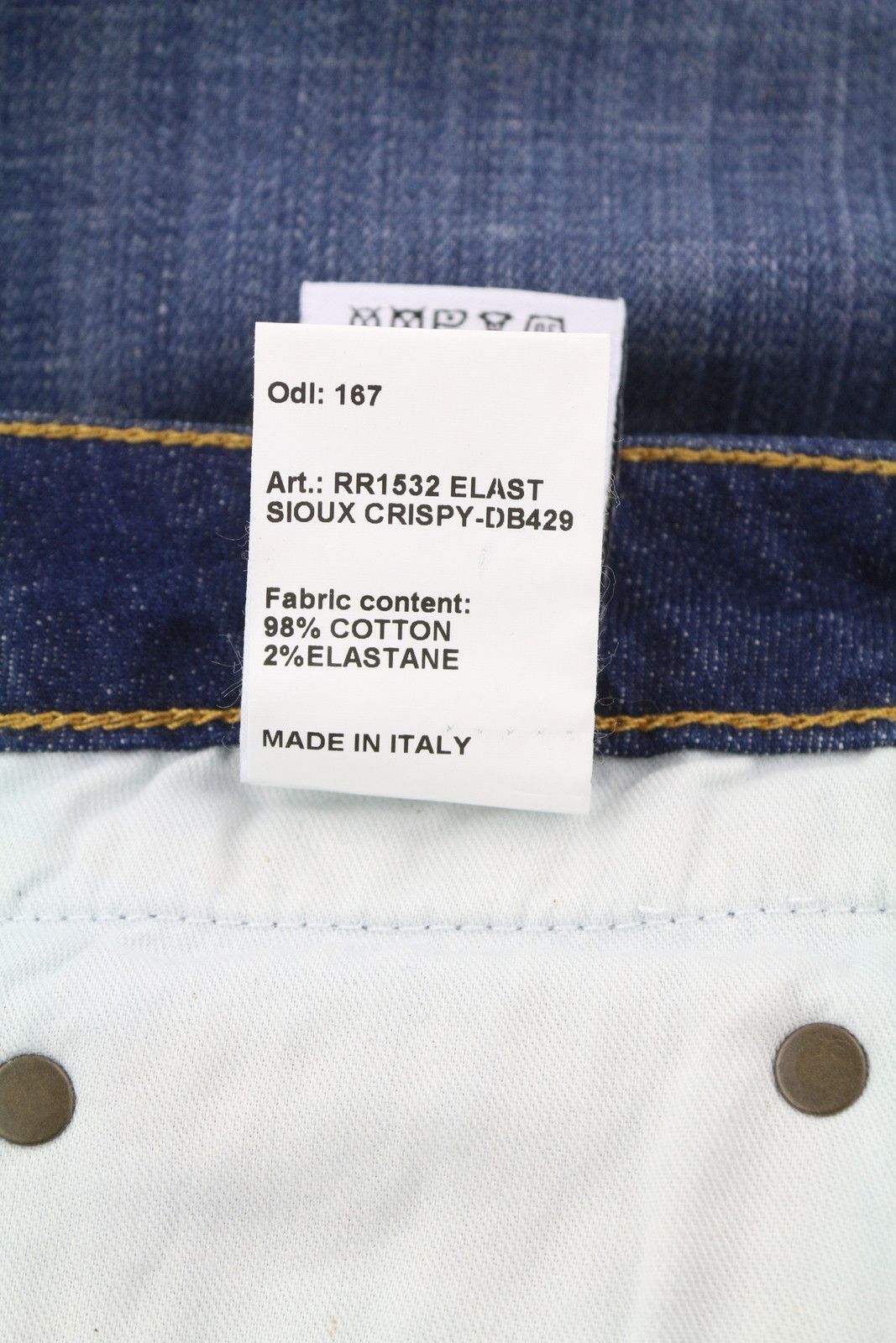 R13 BOY STRAIGHT 31 Howell Indigo Uneven Hem Faded 86353 Size 31" - 10 Thumbnail