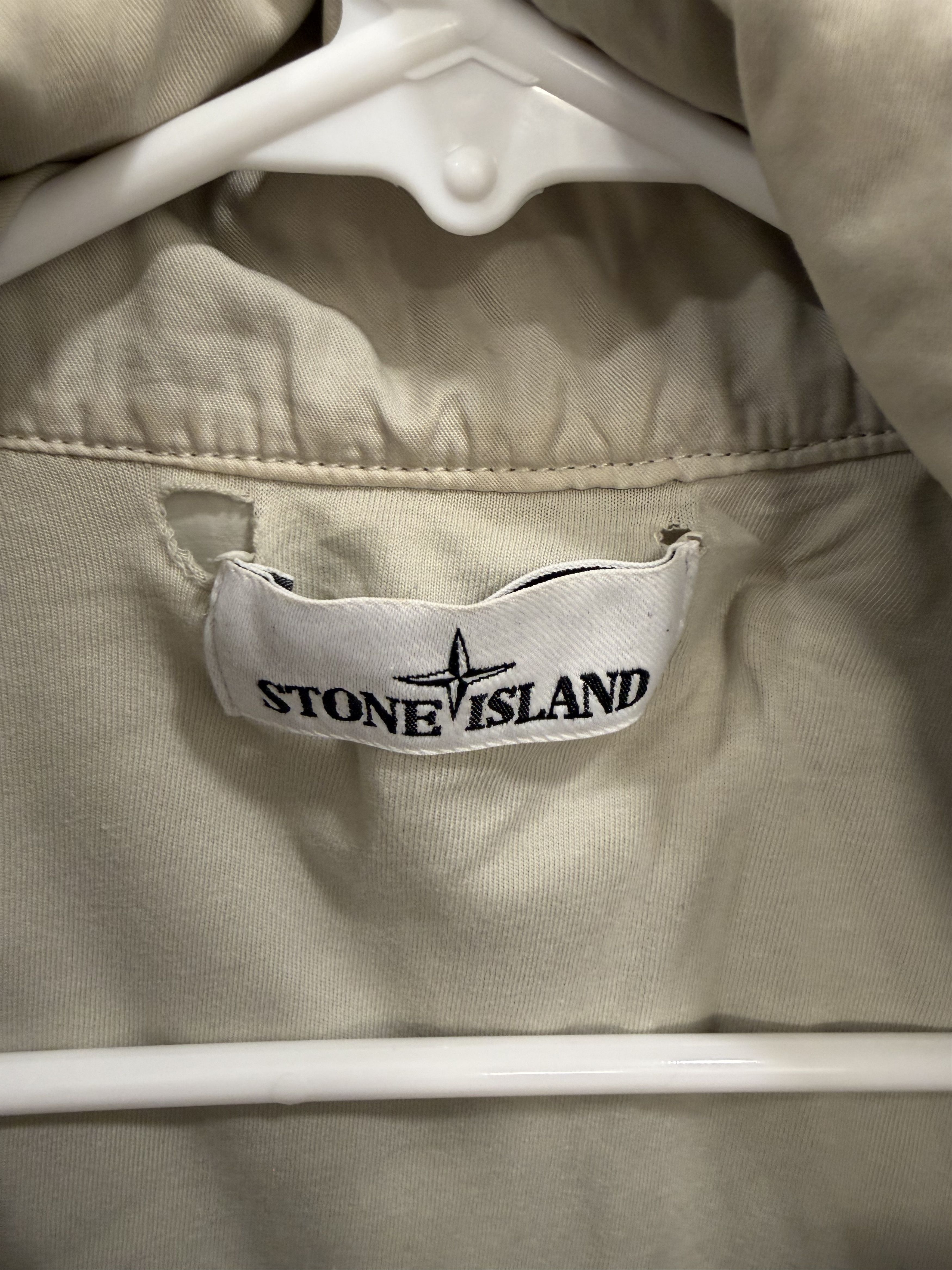 Stone Island Light Grey Nylon Bomber with Hidden Hood Size US M / EU 48-50 / 2 - 9 Thumbnail