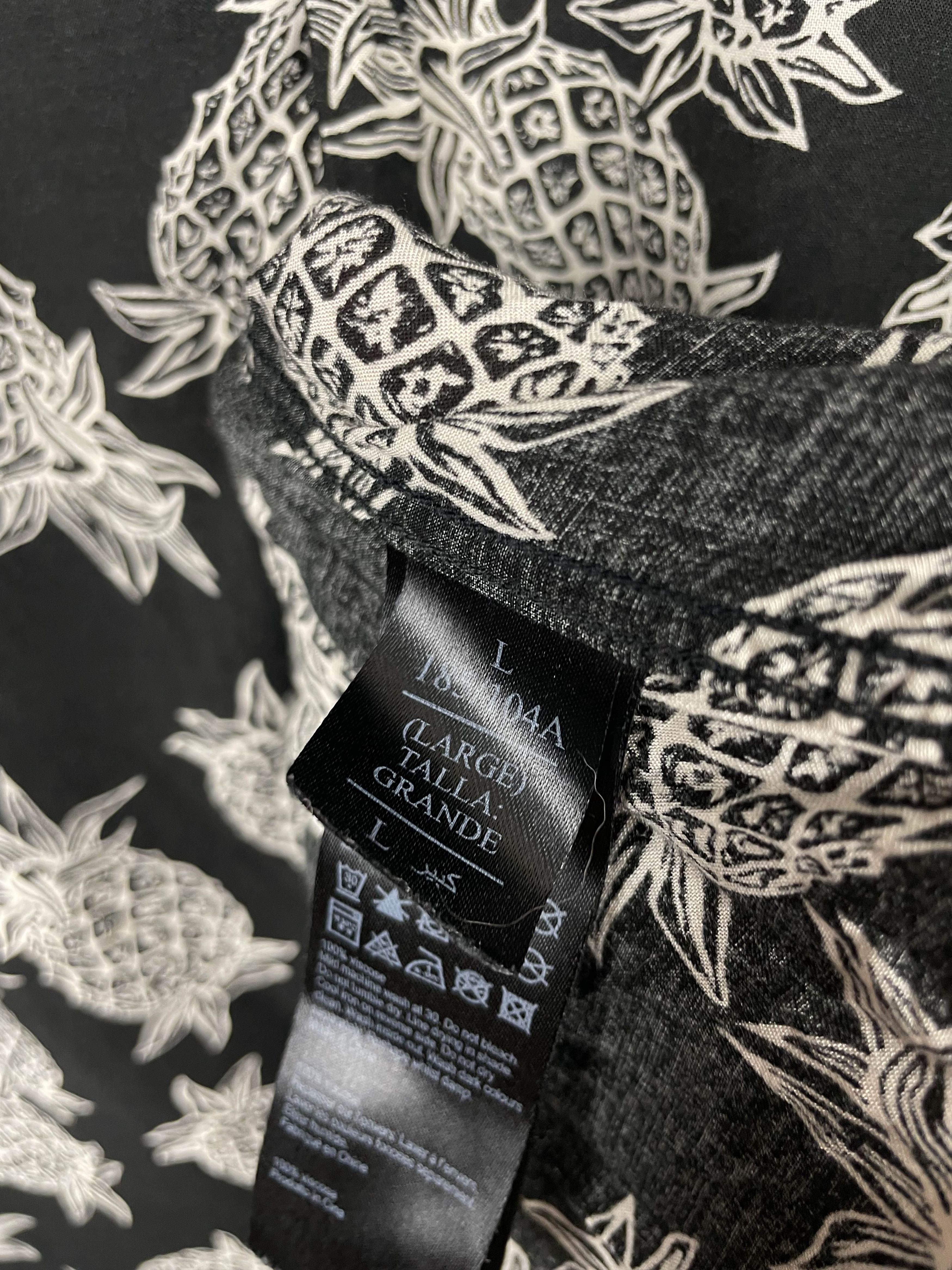 Allsaints Allsaints Pine Shirt Short Sleeve Hawaiian Pineapple Size US L / EU 52-54 / 3 - 6 Thumbnail