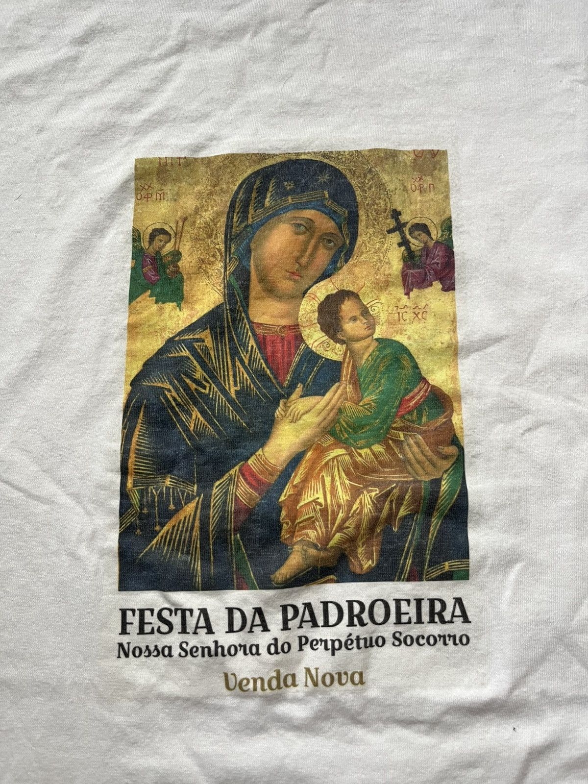 Vintage Vintage Virgin mary tee Size US M / EU 48-50 / 2 - 2 Thumbnail