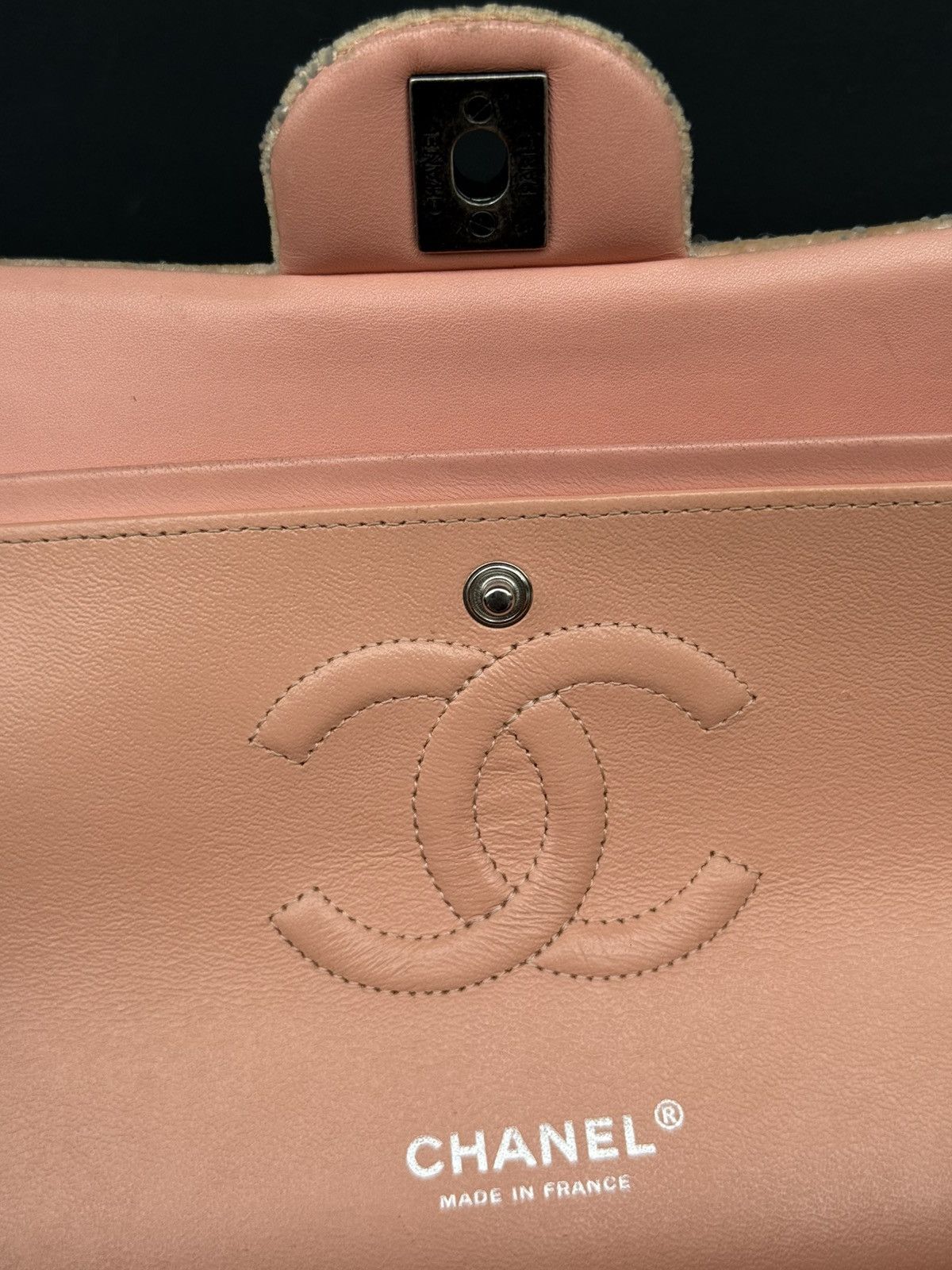 Chanel Chanel - Pink Sequined Small Double Flap Shoulder Bag Size ONE SIZE - 15 Thumbnail