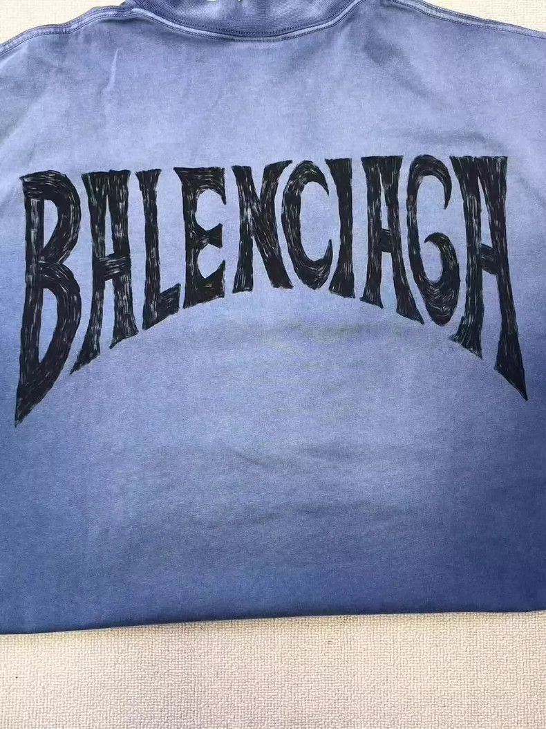 Balenciaga Balenciaga Letter Logo embroidered crewneck pullover T-shi Size US XS / EU 42 / 0 - 3 Thumbnail