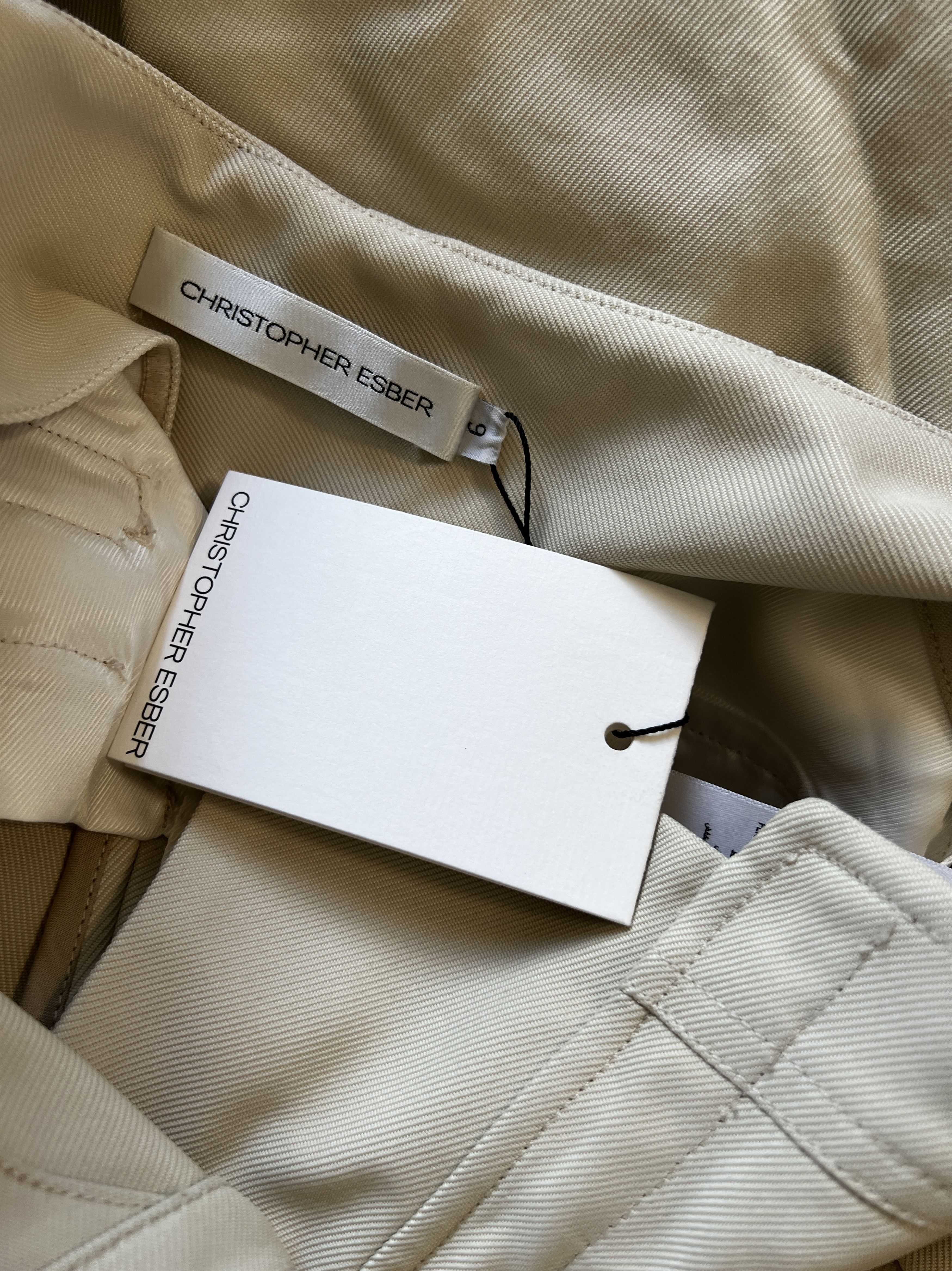 Christopher Esber Taylor Pleat Trouser Size 26" / US 2 / IT 38 - 5 Thumbnail