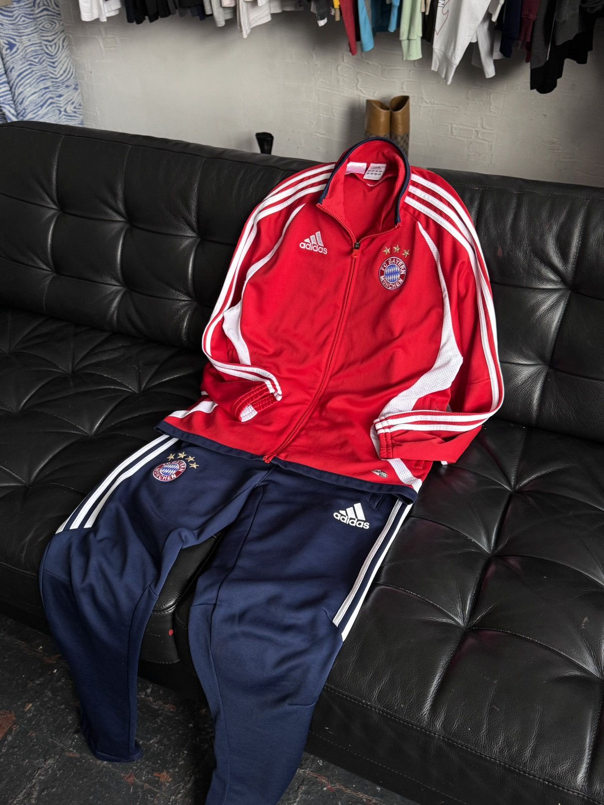 Adidas Vintage Adidas FC Bayern Munchen Track Zip Jacket Soccer Size US XS / EU 42 / 0 - 16 Thumbnail