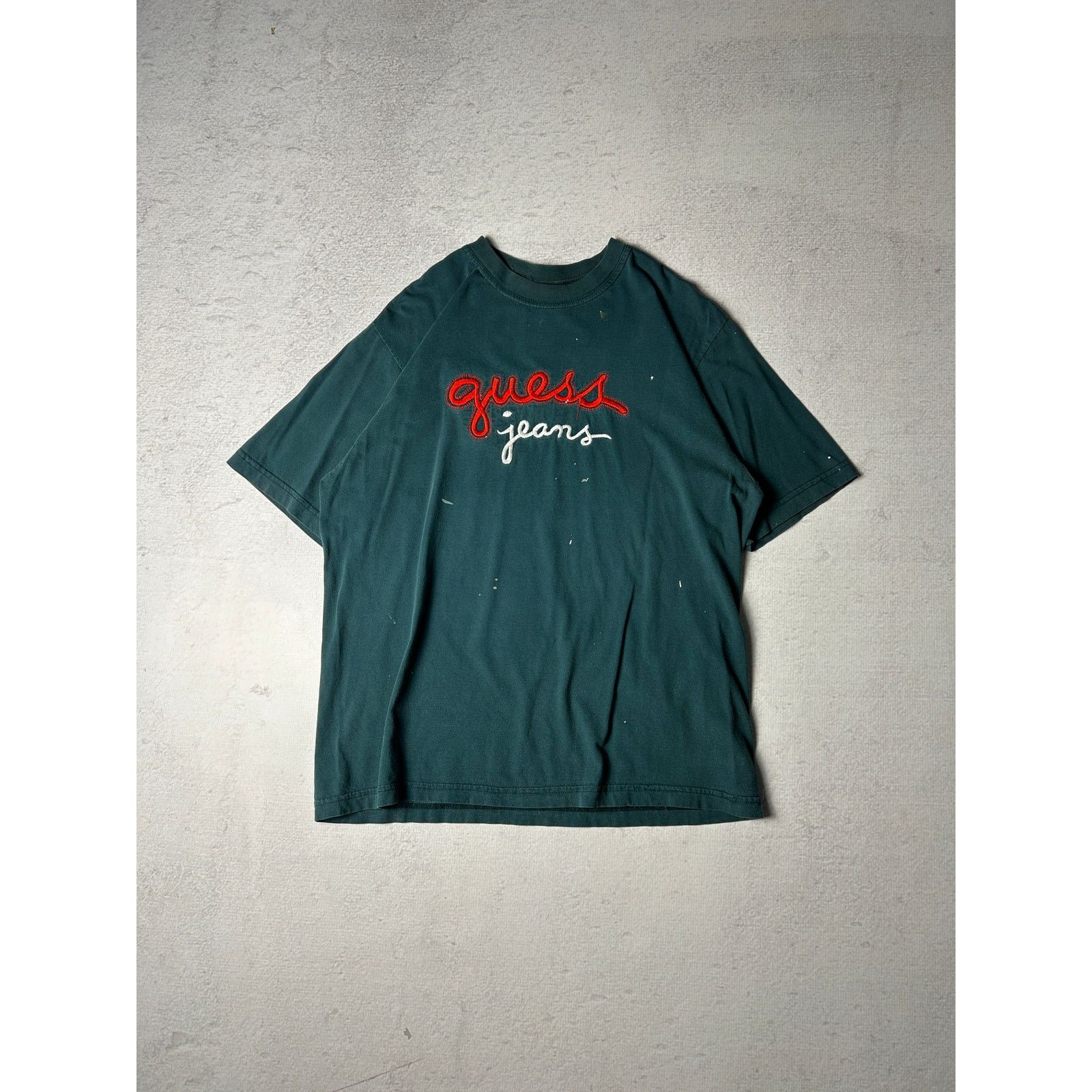 Guess Vintage 00s Guess Green Short Sleeve T-Shirt - Men's Large Size US L / EU 52-54 / 3 - 1 Thumbnail