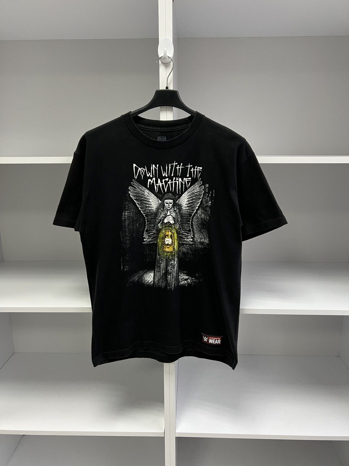 Vintage × WWE The Wyatt Family Down with the Machine T-Shirt WWE Size US L / EU 52-54 / 3 - 3 Thumbnail