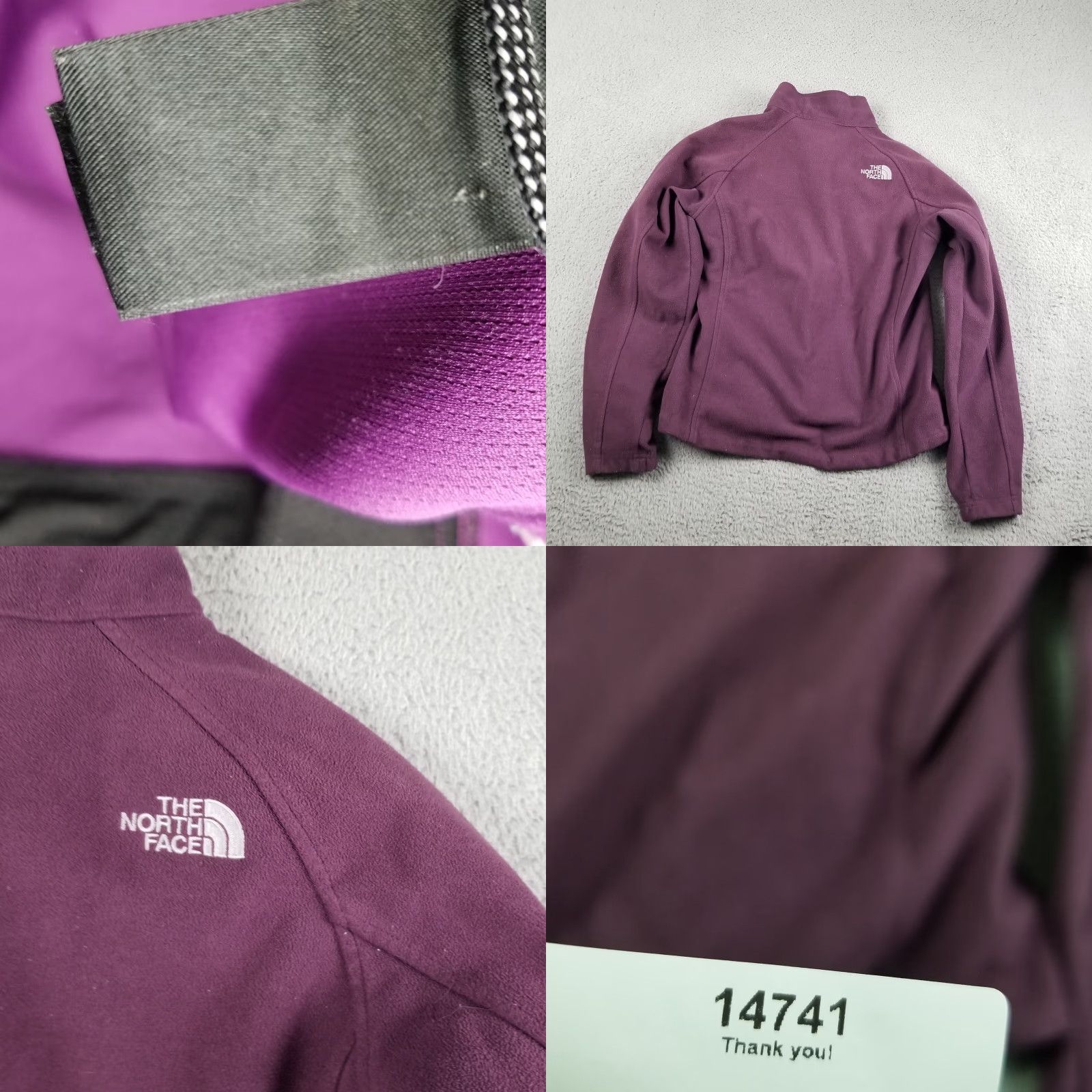 The North Face The North Face Windwall Jacket Women Small Eggplant Purple Zip Coat 18X24 Size S / US 4 / IT 40 - 8 Thumbnail