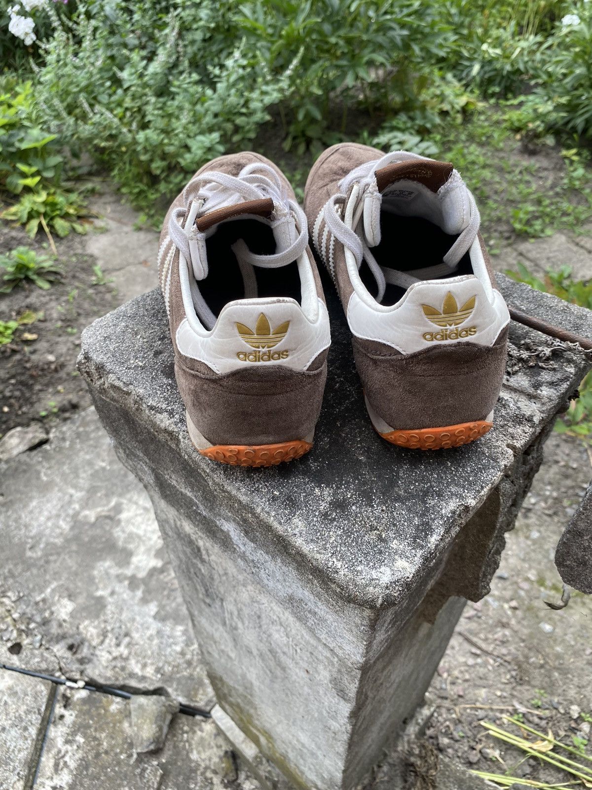 Vintage ULTRA RARE ADIDAS ADI SPEED BROWN SHOES MEN'S Size US 10 / EU 43 - 4 Thumbnail