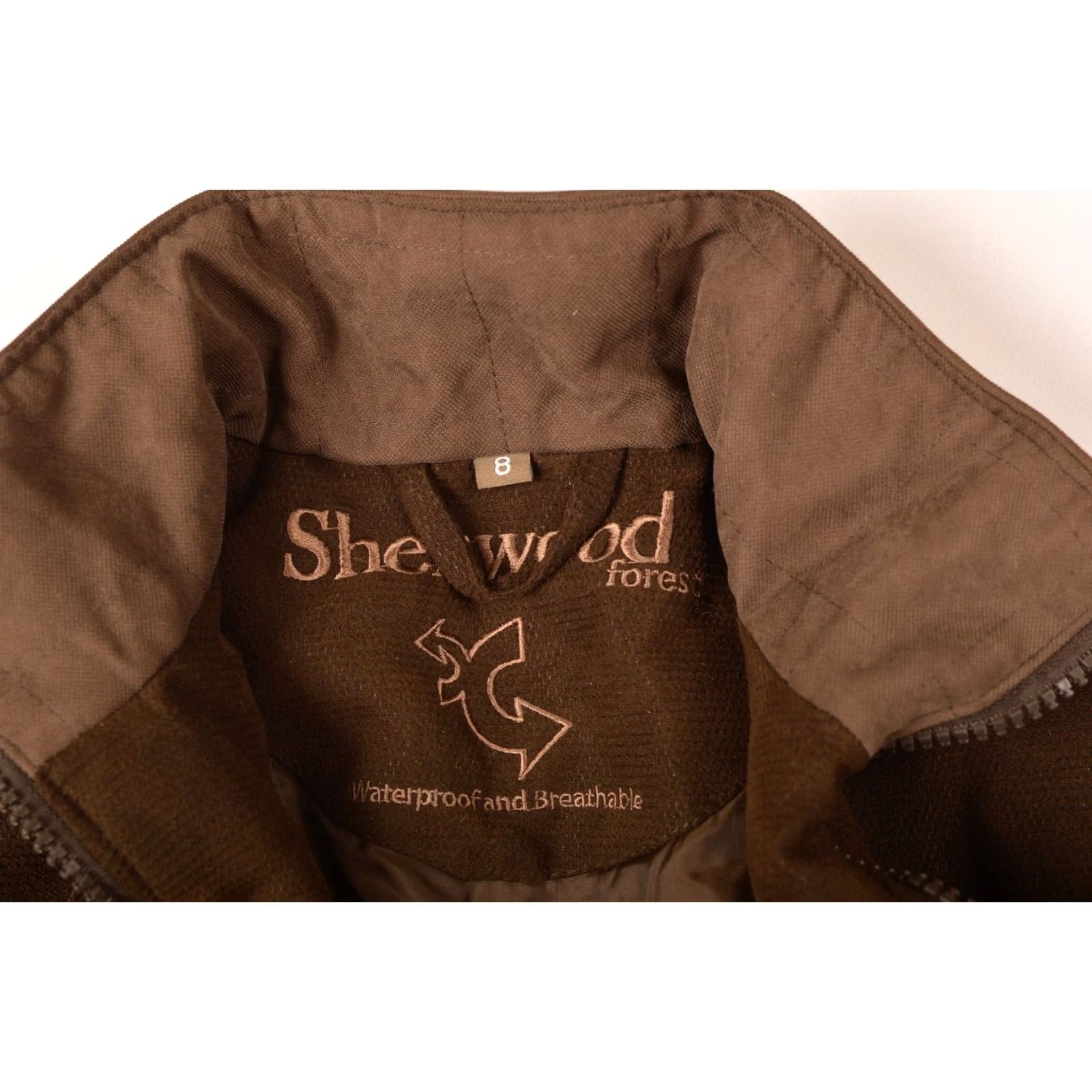 Vintage Sherwood Forest Ladies Hampton Jacket SF-LW-1937 Waterproof Breathable Size 8 Brown Jacket Womens 8 SF-LW-1937 Size M / US 6-8 / IT 42-44 - 5 Thumbnail