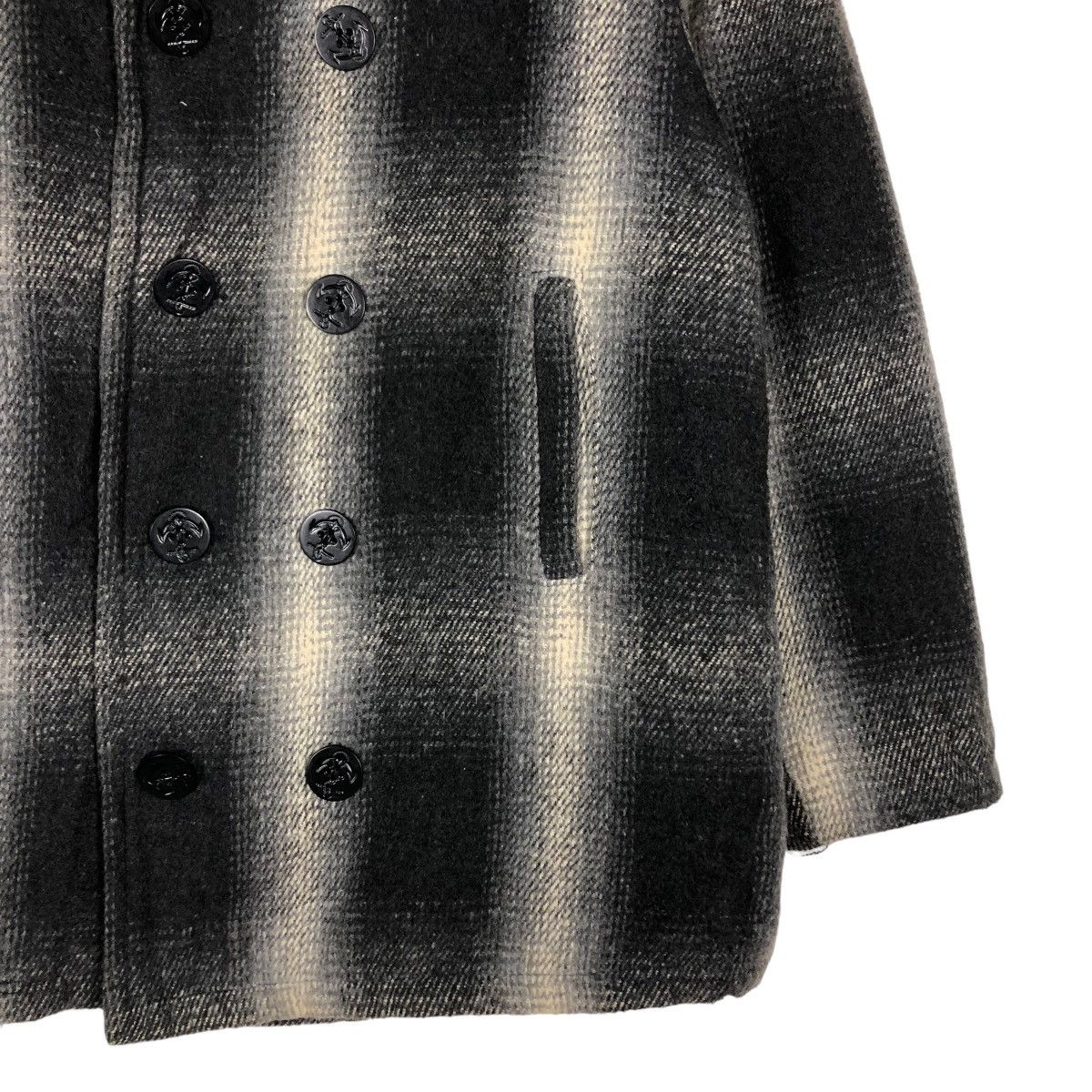 Japanese Brand 🔥Vintage Wool Biker Jacket Double Collar Cal Craft Usa Size US L / EU 52-54 / 3 - 5 Thumbnail